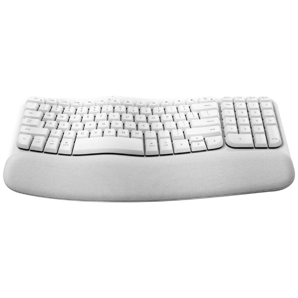 3 Logitech Wave Keys Wireless Ergonomic Keyboard Mac, 3 of 10