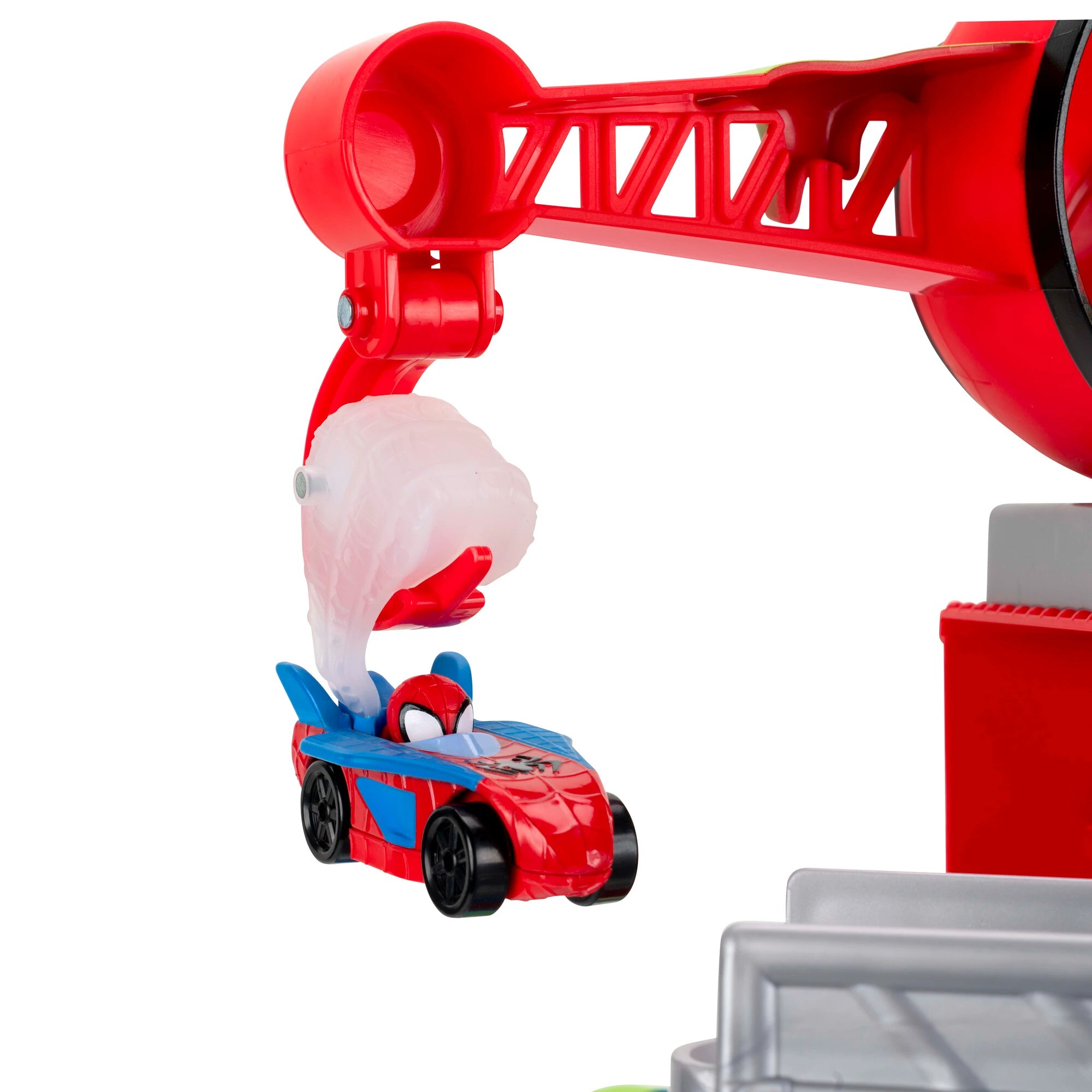 4 Marvel Spidey and His Amazing Friends Construction Zone Chaos Track Set, 4 of 7