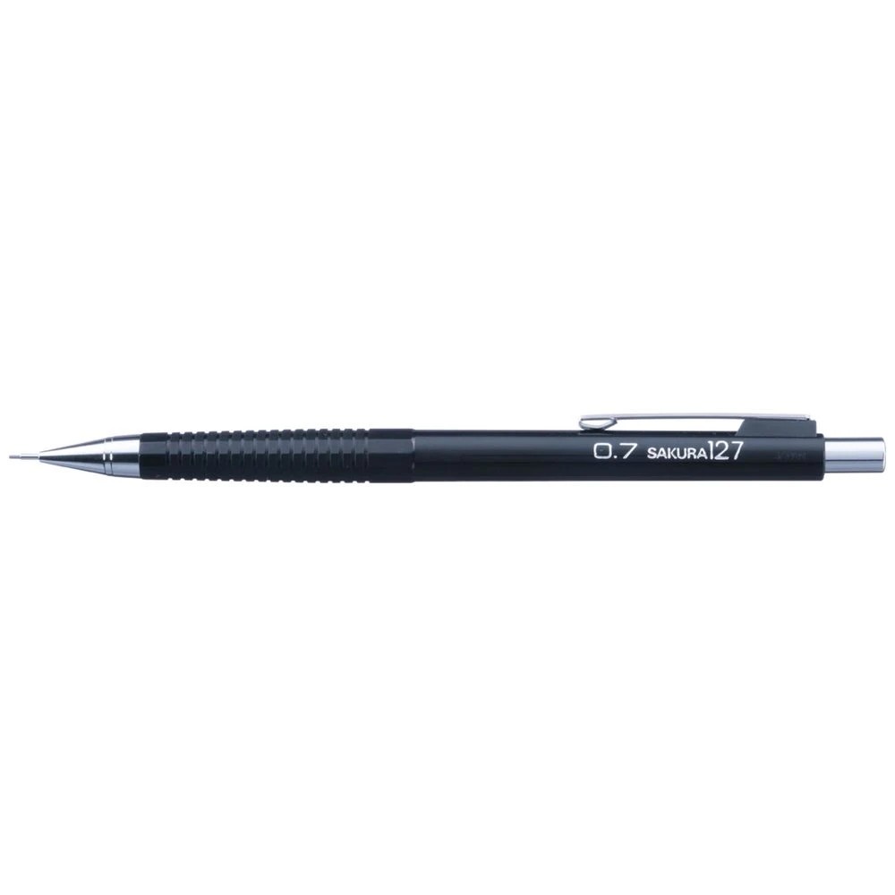 1 Sakura 127 Cushioning Mechanical Pencil 0.7mm Black, 1 of 2