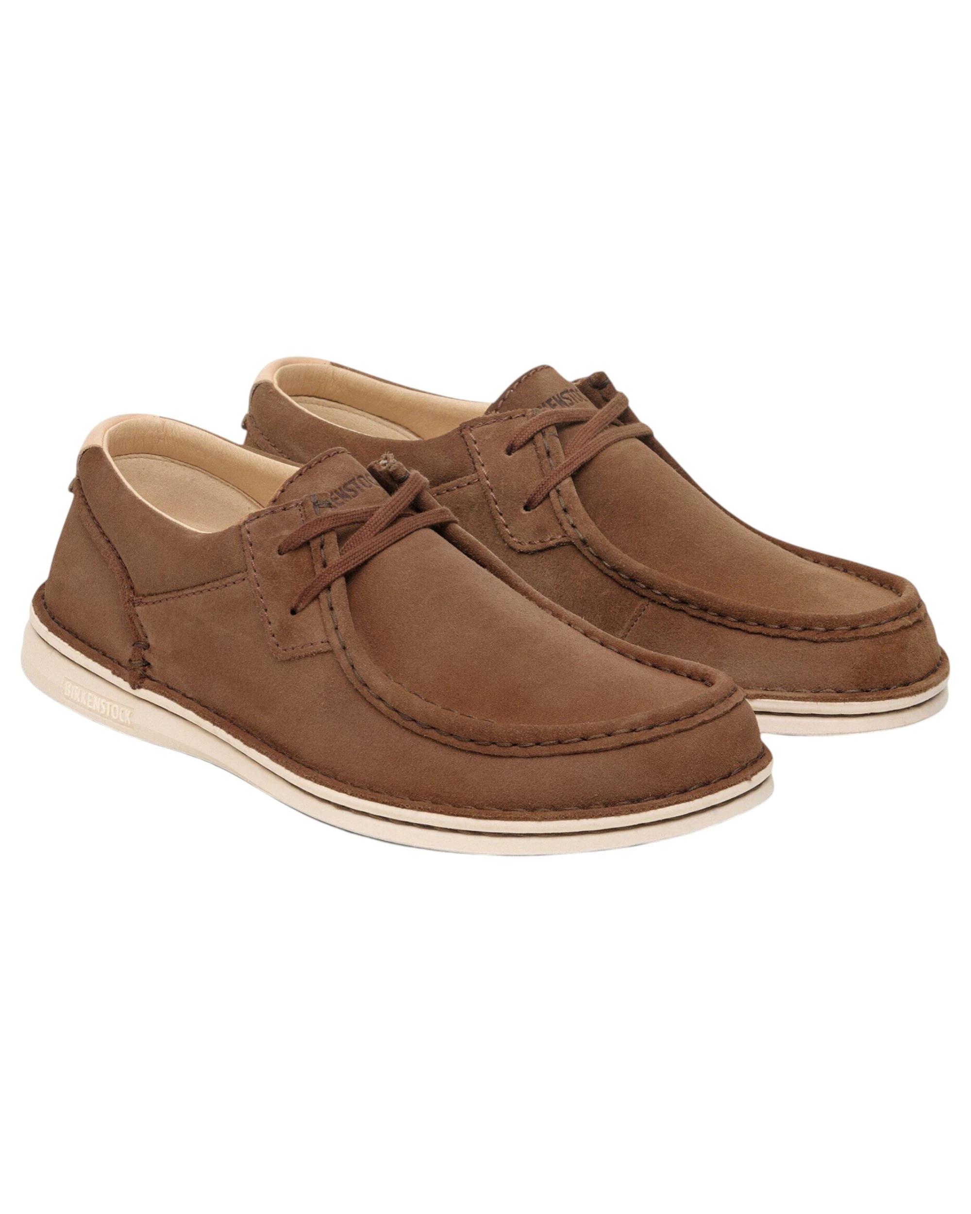 6 Birkenstock Mens Pasadena Suede Leather Casual Sneaker DARK TEA, 6 of 8
