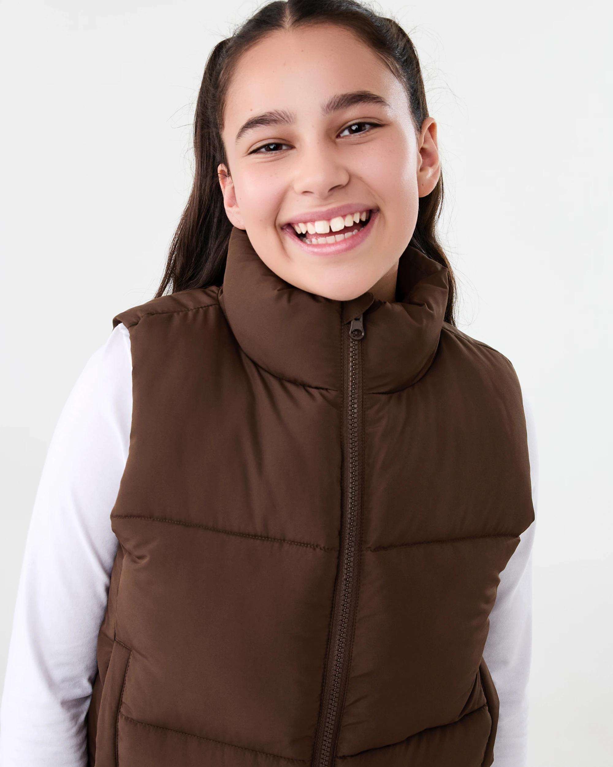 4 Puffer Vest Velvet Brn, 4 of 8