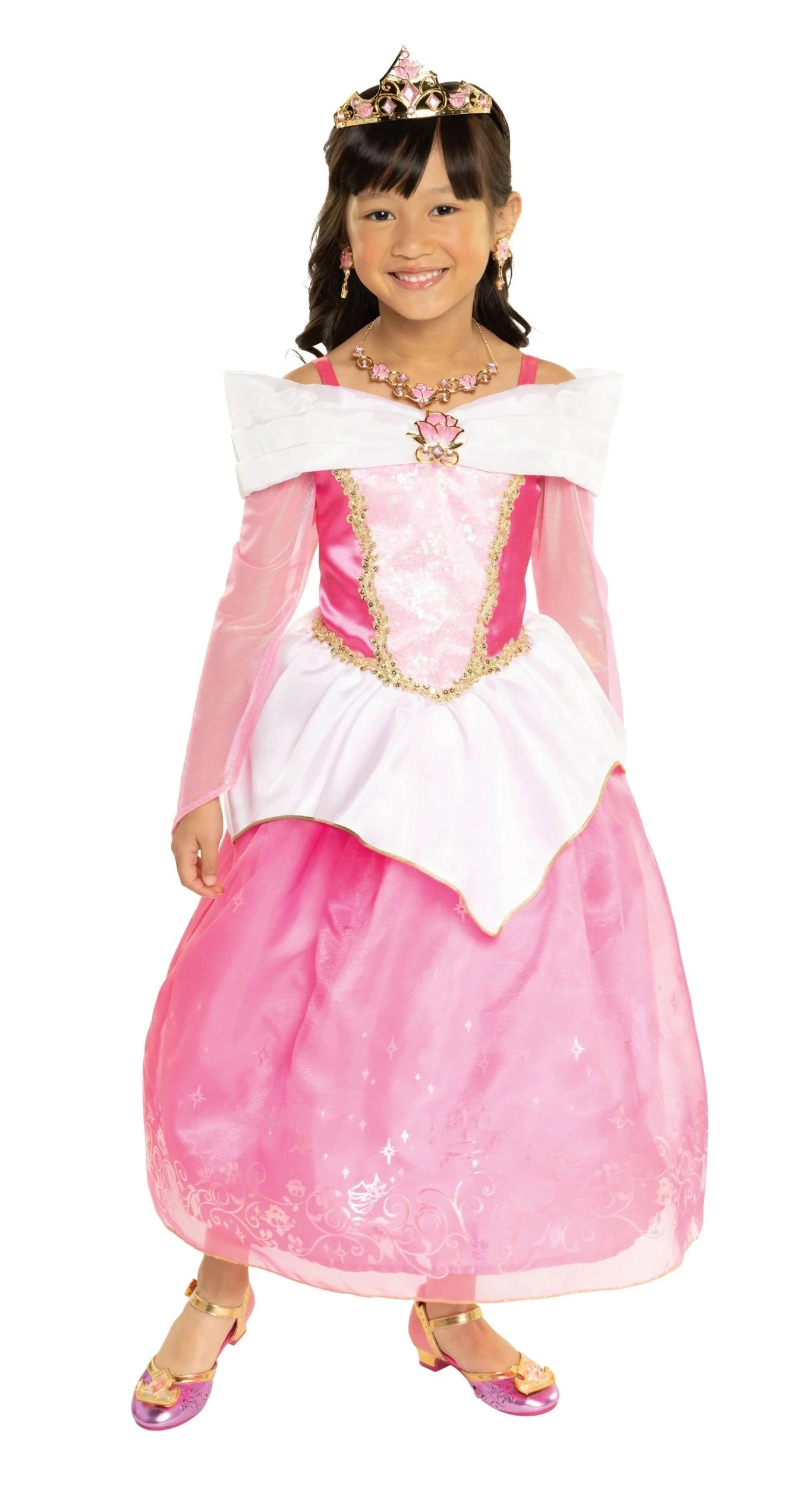 3 Disney Princess Aurora Kids Costume - Ages 4 - Pink, 3 of 3