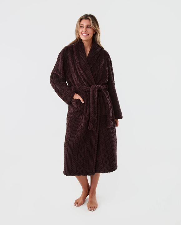 navy blue dress for baby girl HEAT HOLDERS Thermal Blackwood Dressing Gown main image 1