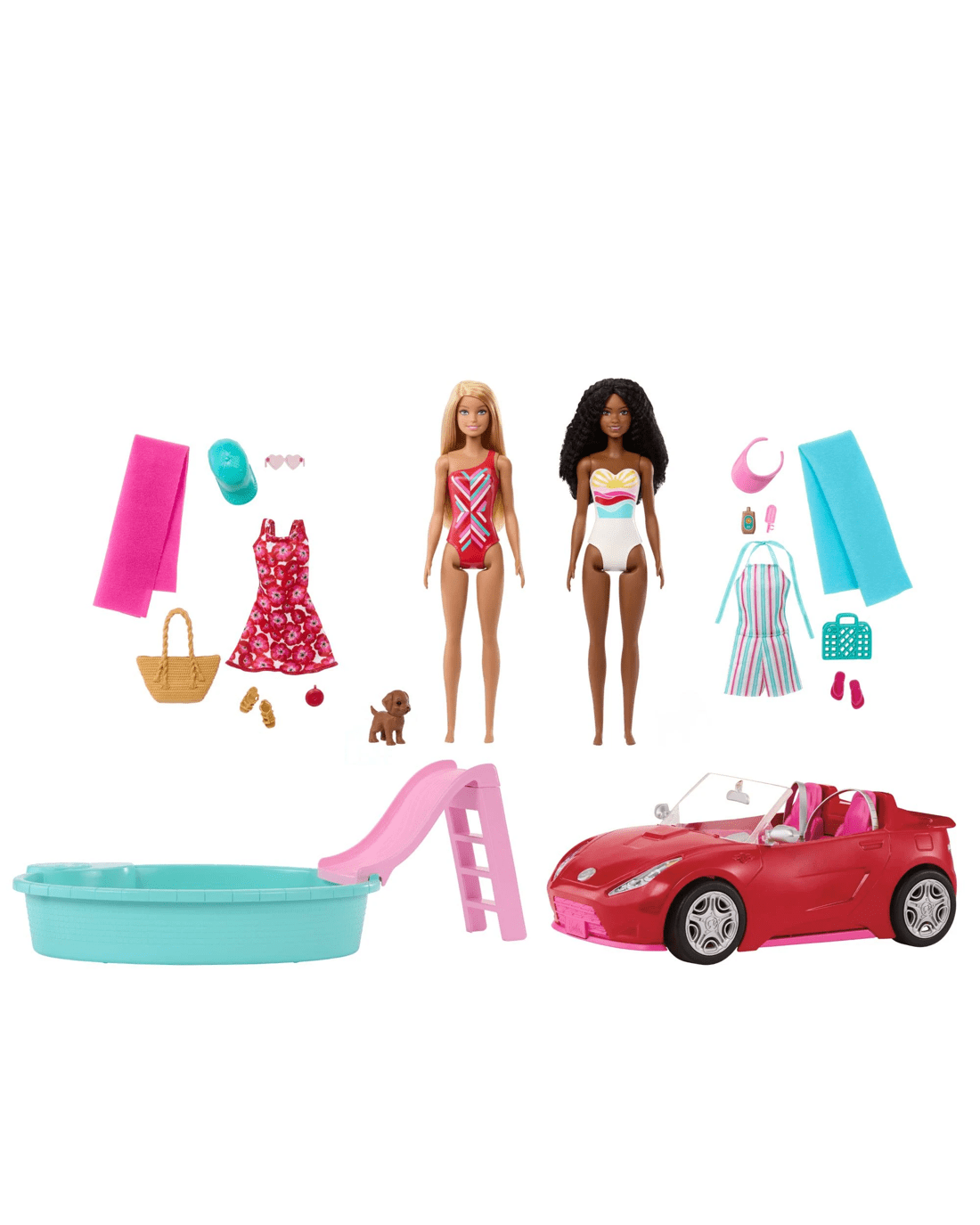 2 Barbie Convertible Toy Car Playset, 2 of 6