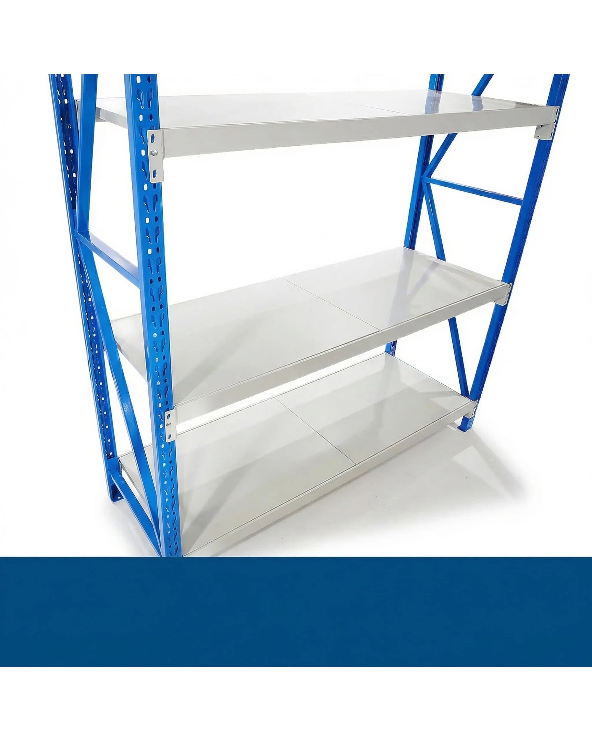 6 Centurion Standard Long Span Shelving 3 Bay 4.5M Wide 400KG Bay, 6 of 8