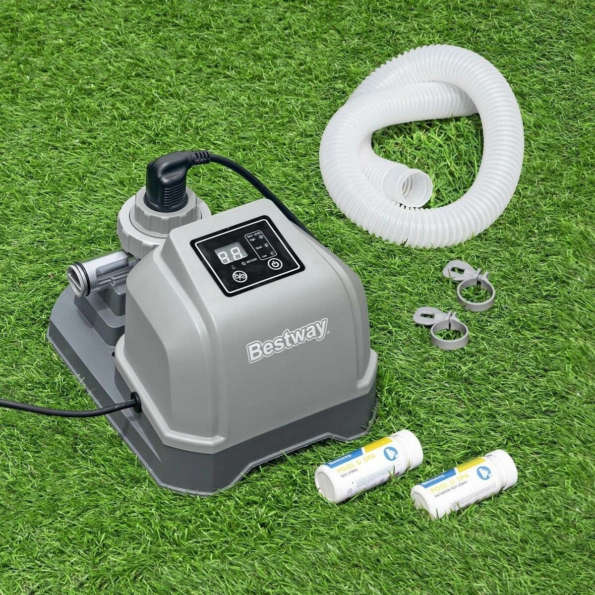 2 Bestway Pool Salt Water System Saltwater Chlorinator Hydrogenic, 2 of 10