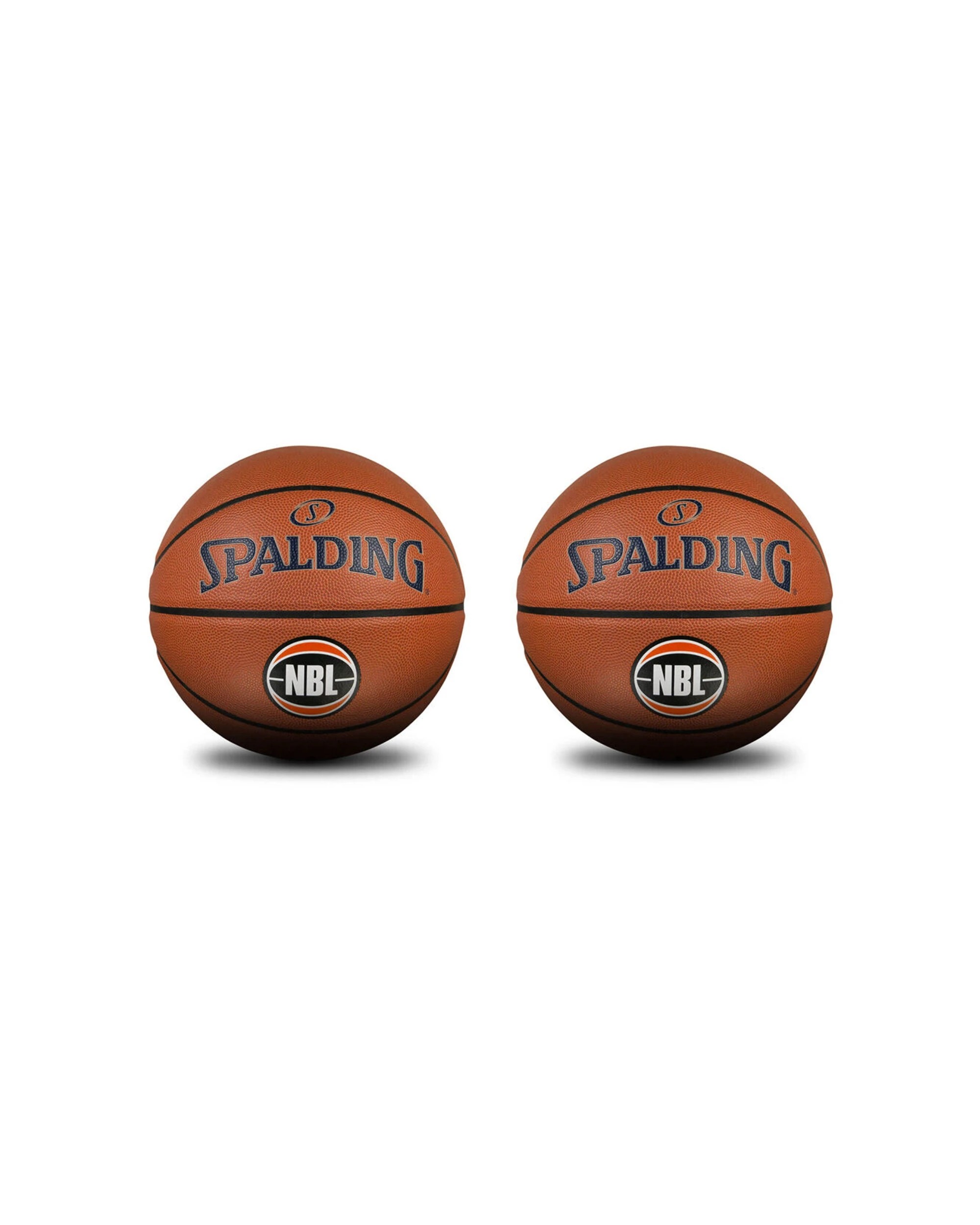1 Spalding NBL Team Indoor Outdoor Basketball Adelaide 36ers 2 Pack Size 7 - Orange, 1 of 5
