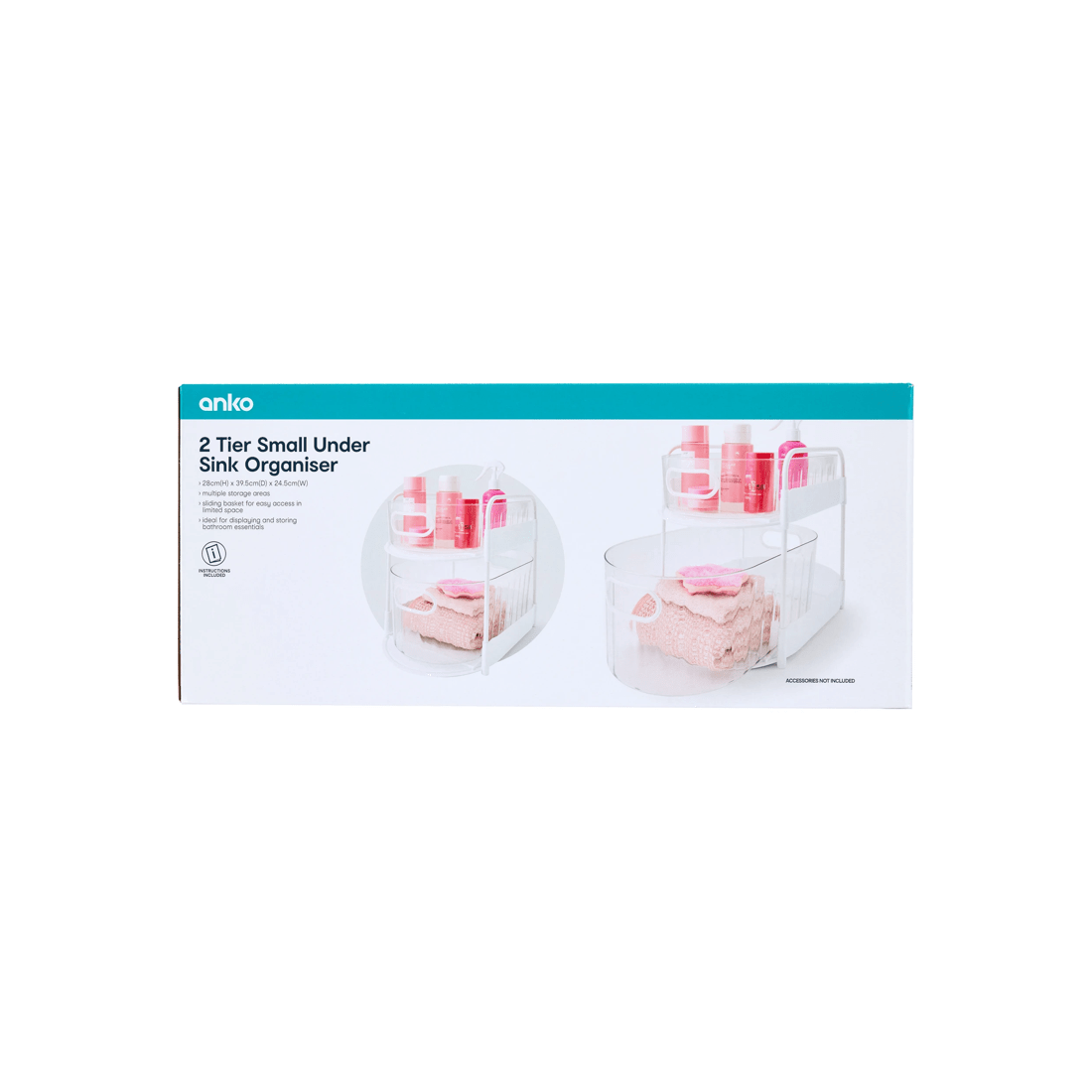 9 2 Tier Under Sink Organiser - Small, 9 of 9