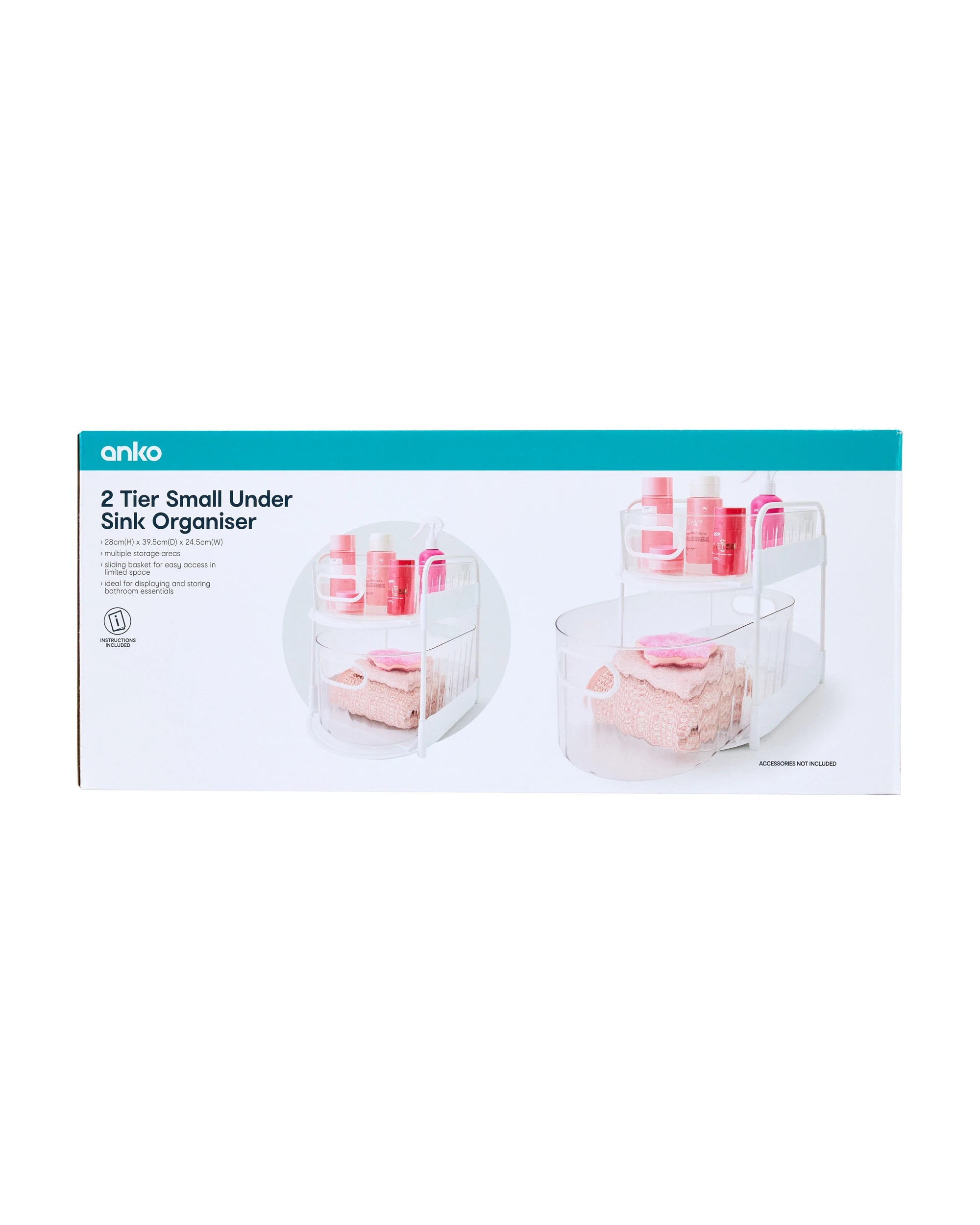 9 2 Tier Under Sink Organiser - Small, 9 of 9