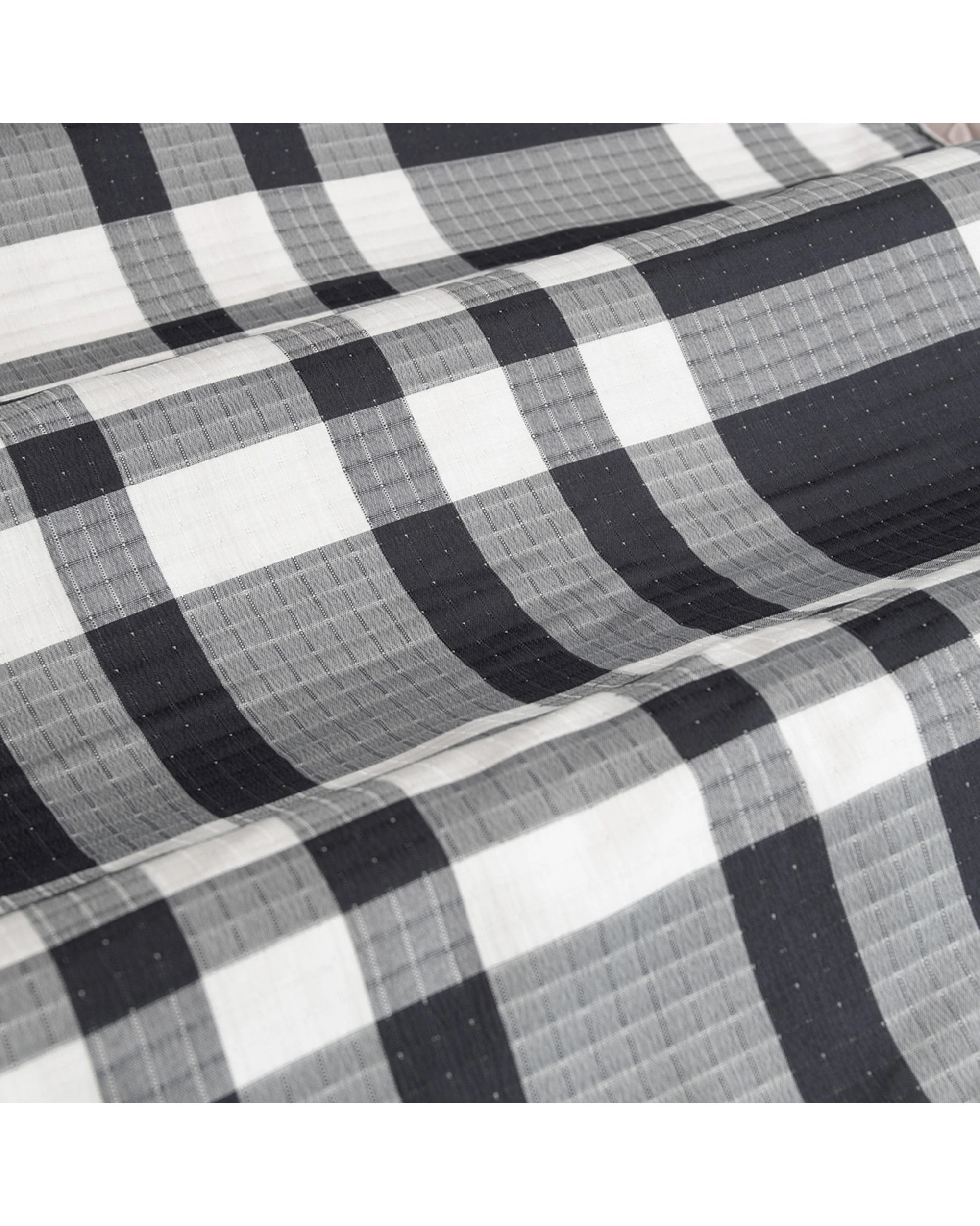 2 Ardor Boudoir Ronan Yarn Jacquard Quilt Cover Set - Double Bed - Blue, 2 of 2