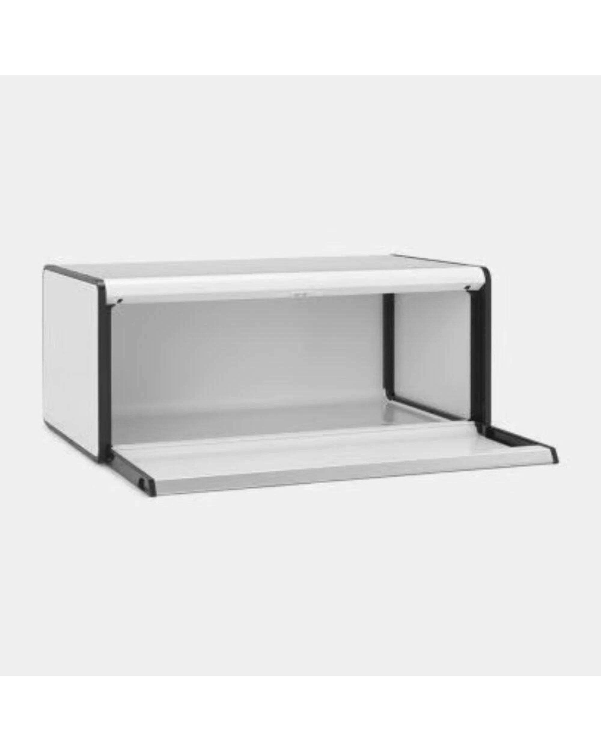 2 Brabantia Fall Front Bread Bin  White - White, 2 of 6