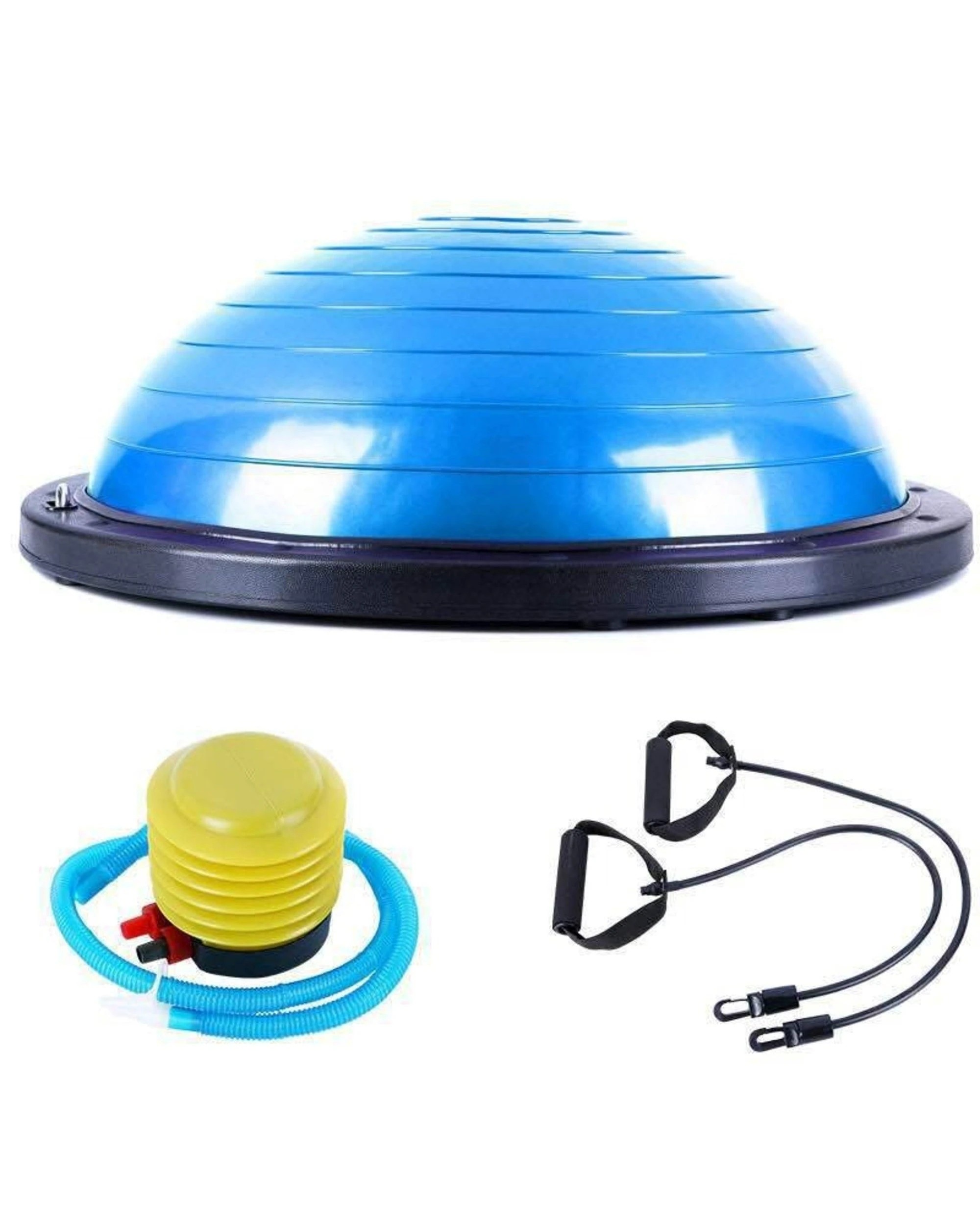 3 Fitness Master Yoga Wave Speed Bosu Ball Semicircular Balance Thickened Beam, 3 of 10