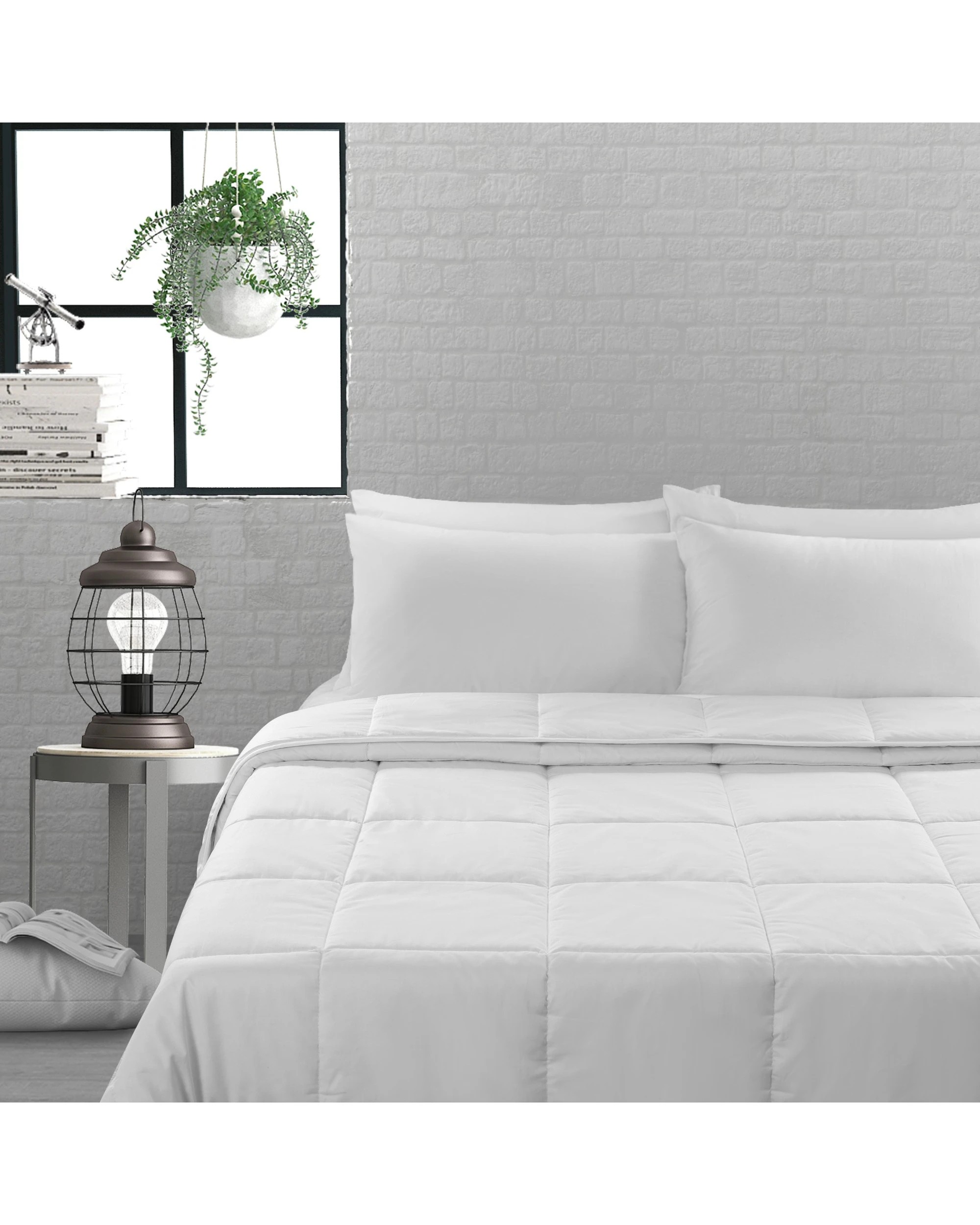 3 Natural Home 300gsm Summer Wool Quilt - Queen Bed - White, 3 of 7