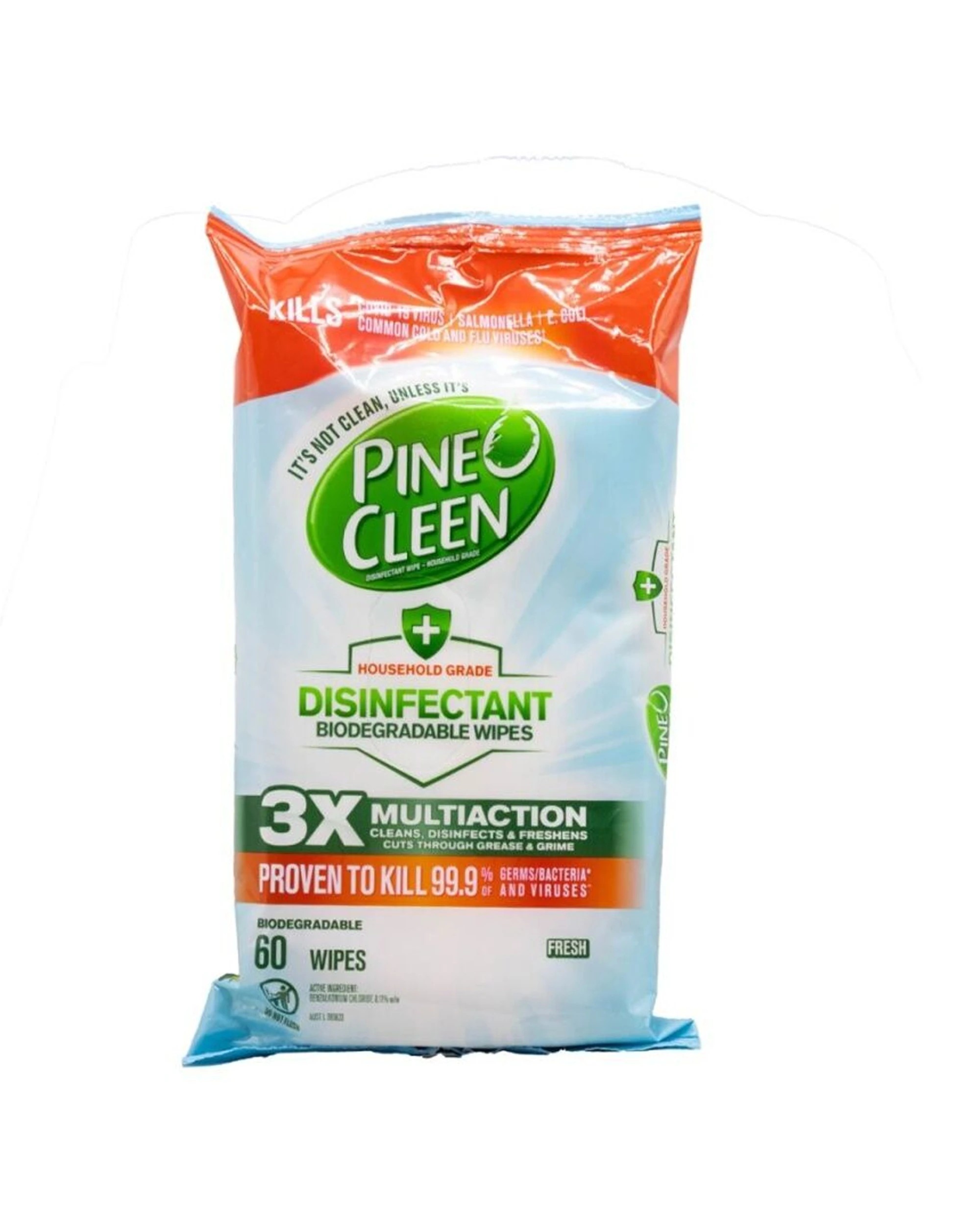 2 Pine O Cleen Household Grade Biodegradable Disinfectant Wipes Fresh 6 Pack - Multi, 2 of 3
