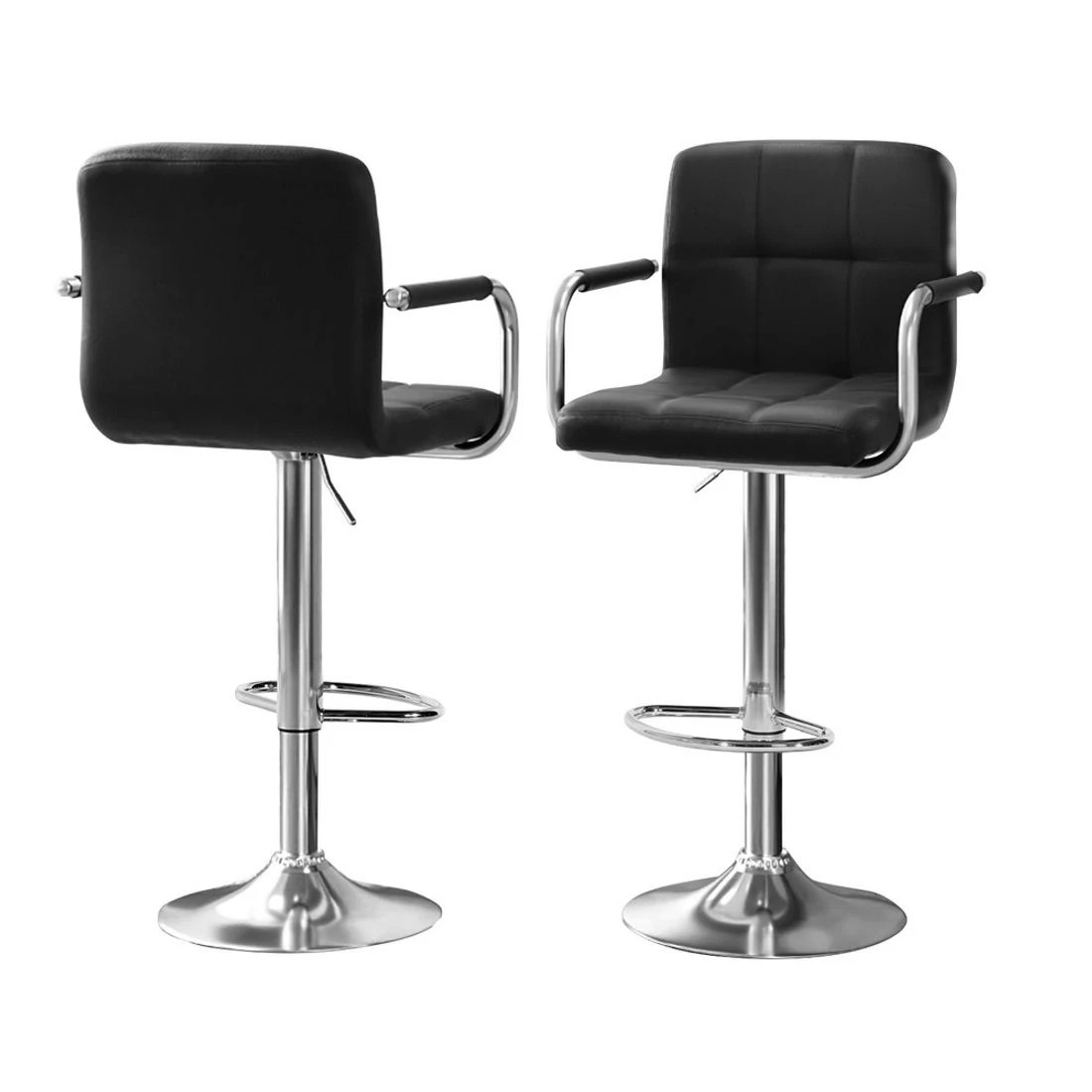 4 Artiss Bar Table and Stools Set Dining Desk Kitchen Chairs Cafe Pub - Multi, 4 of 6