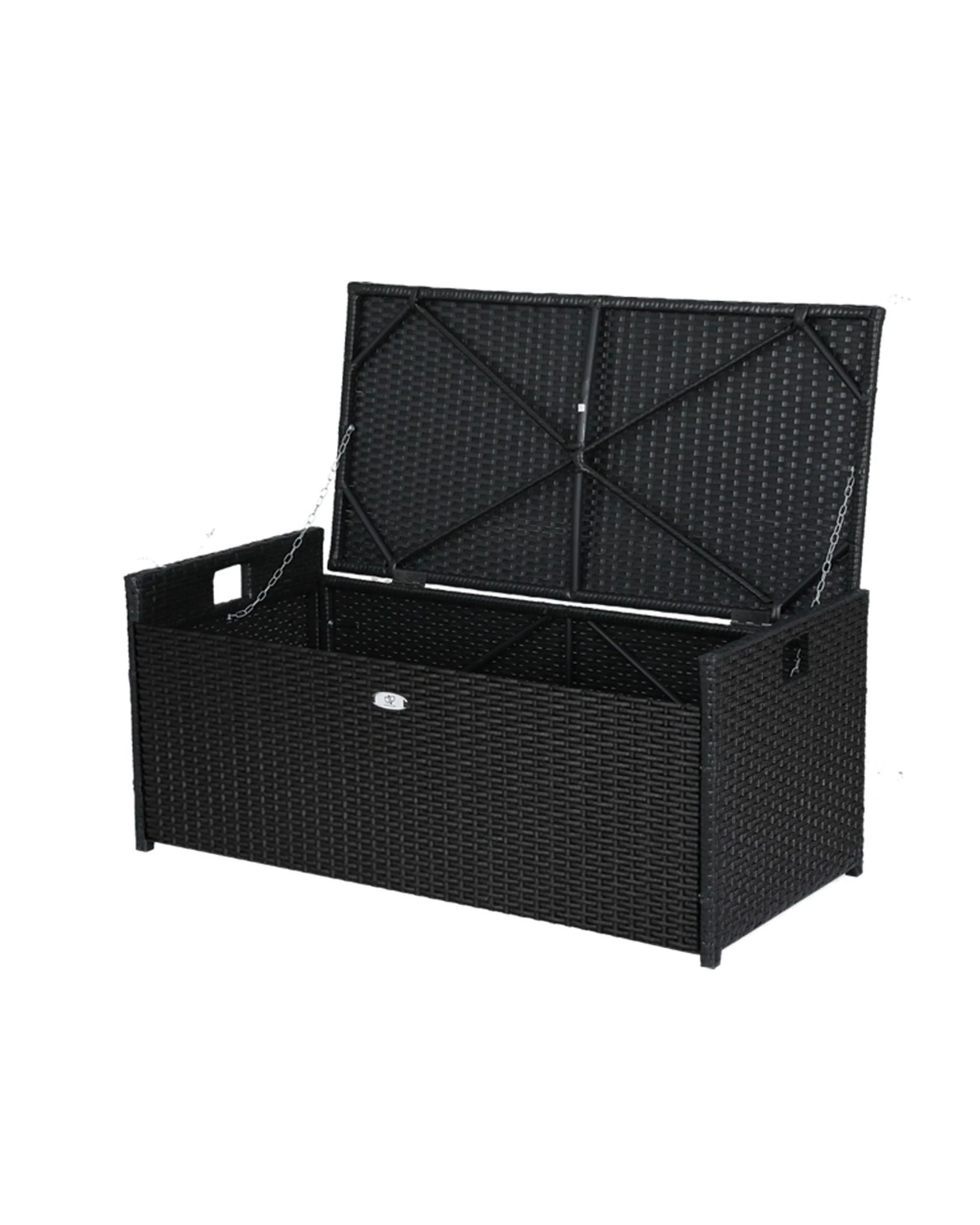 3 Gardeon Outdoor Storage Bench
 - Black, 3 of 3