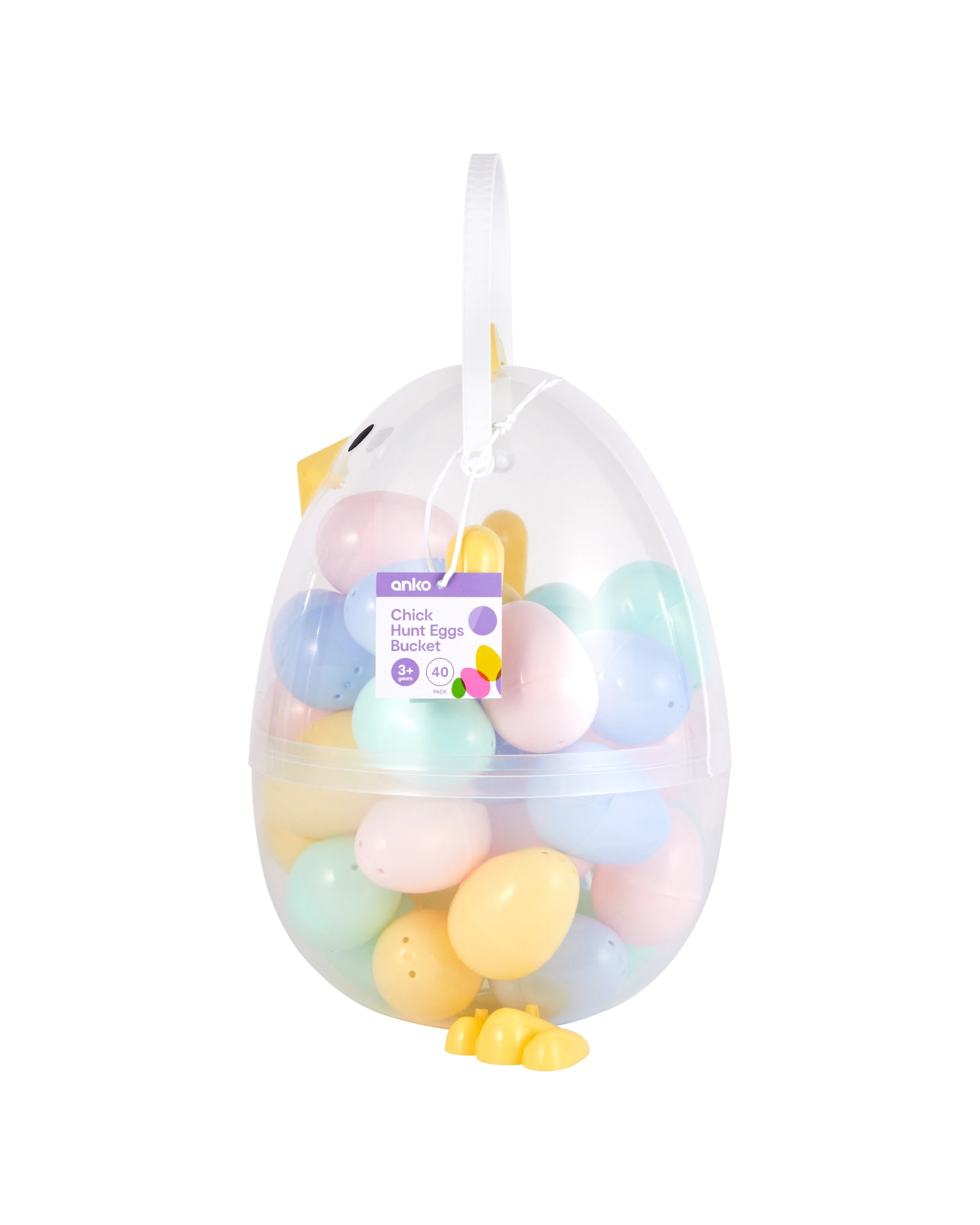 6 40 Pack Chick Hunt Eggs Bucket, 6 of 6