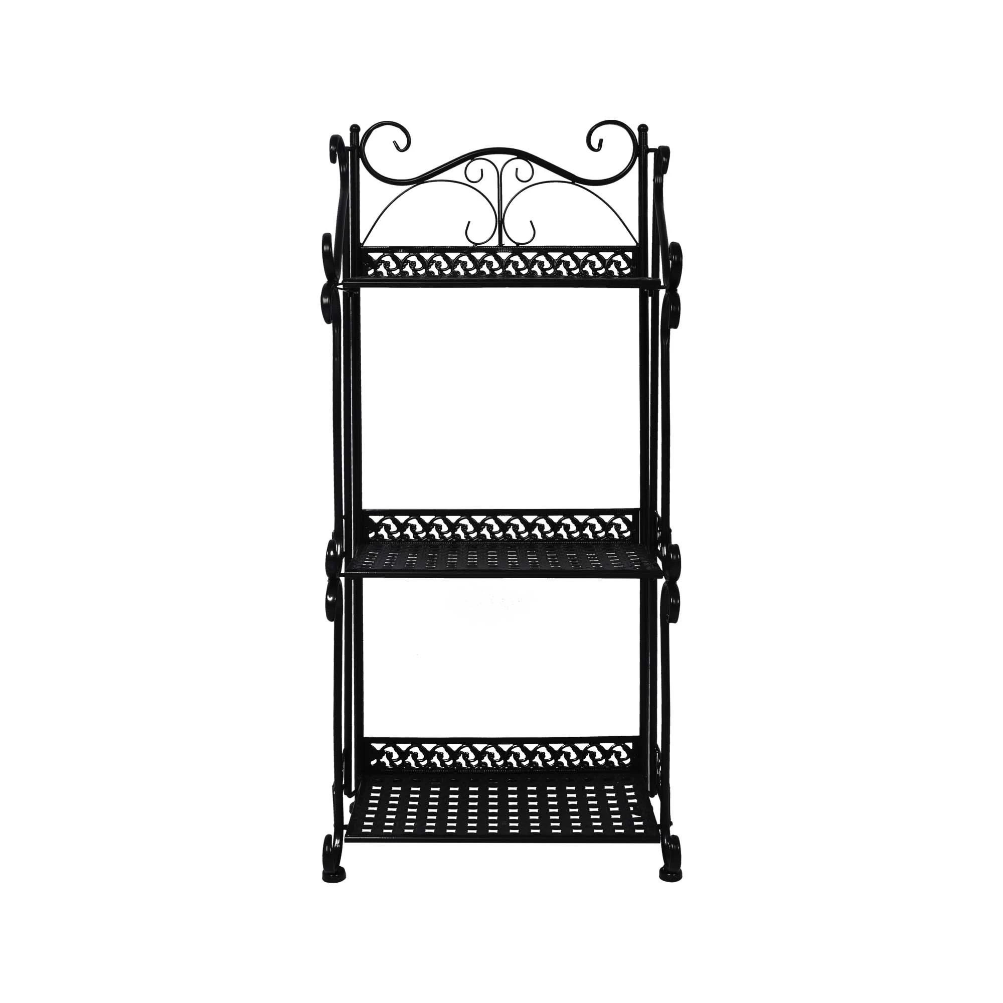 2 Levede 3 Tiers Plant Stand - Black, 2 of 6