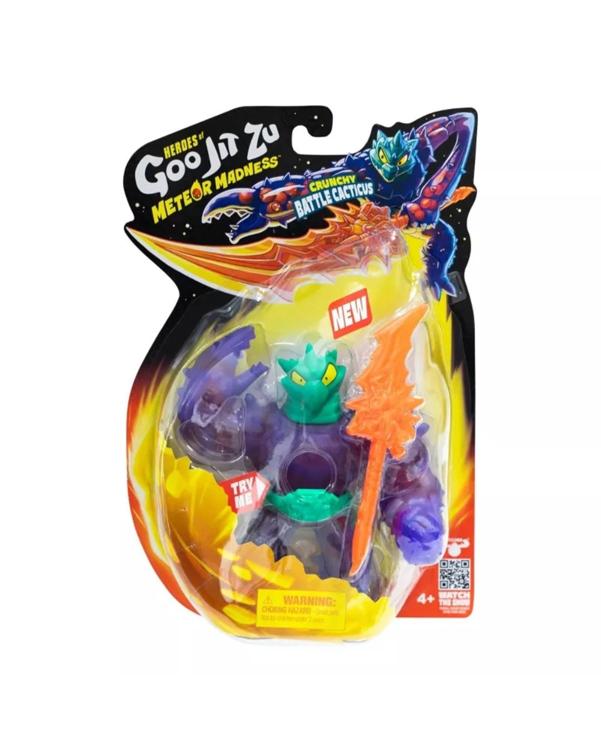1 Heroes of Goo-Jit-Zu Series 14 Meteor Madness Cacticus Hero Pack, 1 of 7