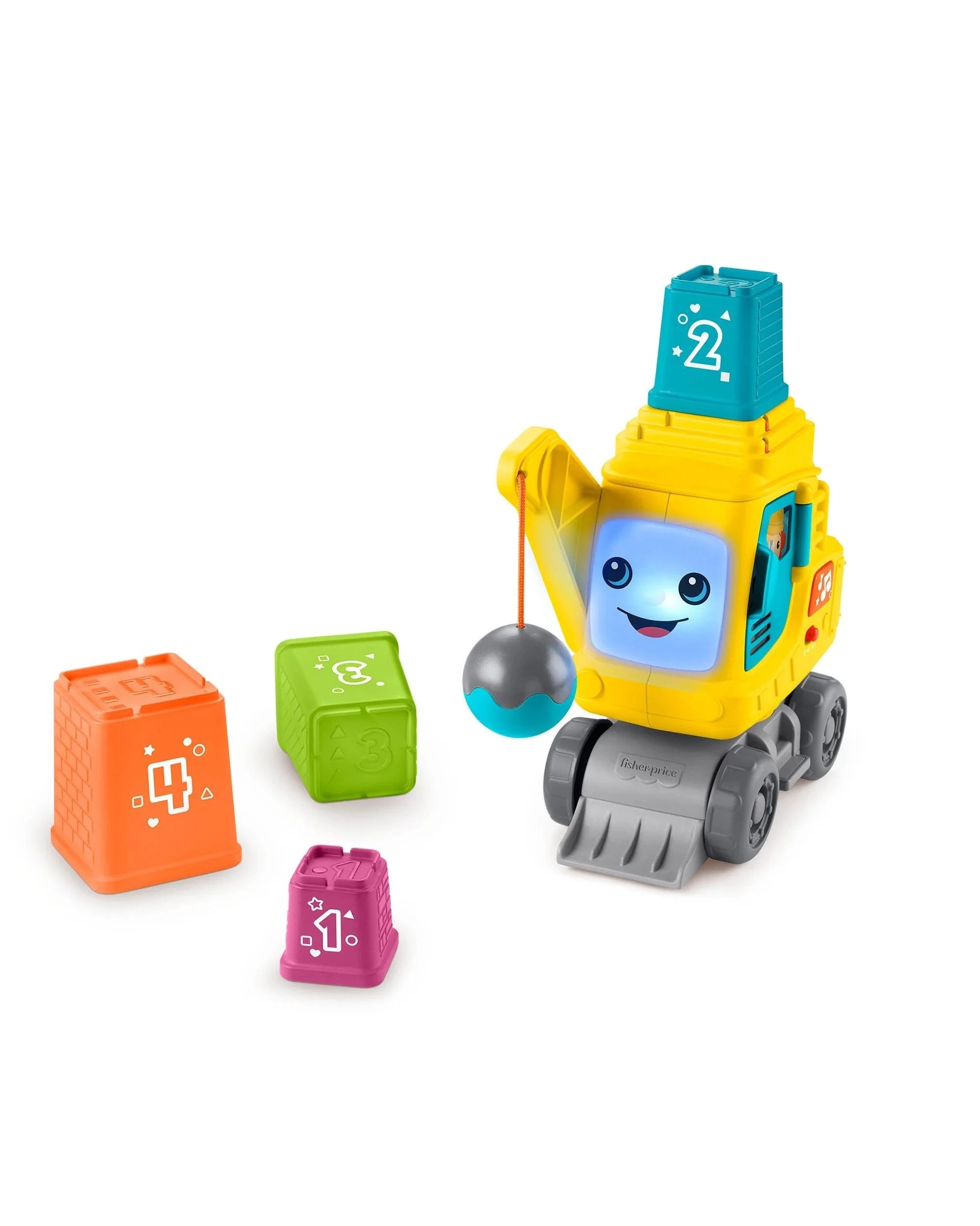 3 Fisher-Price Count and Stack Crane, 3 of 5