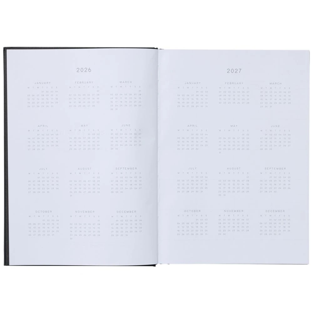 3 Keji A4 Day to Page FY26/27 Diary Black, 3 of 6