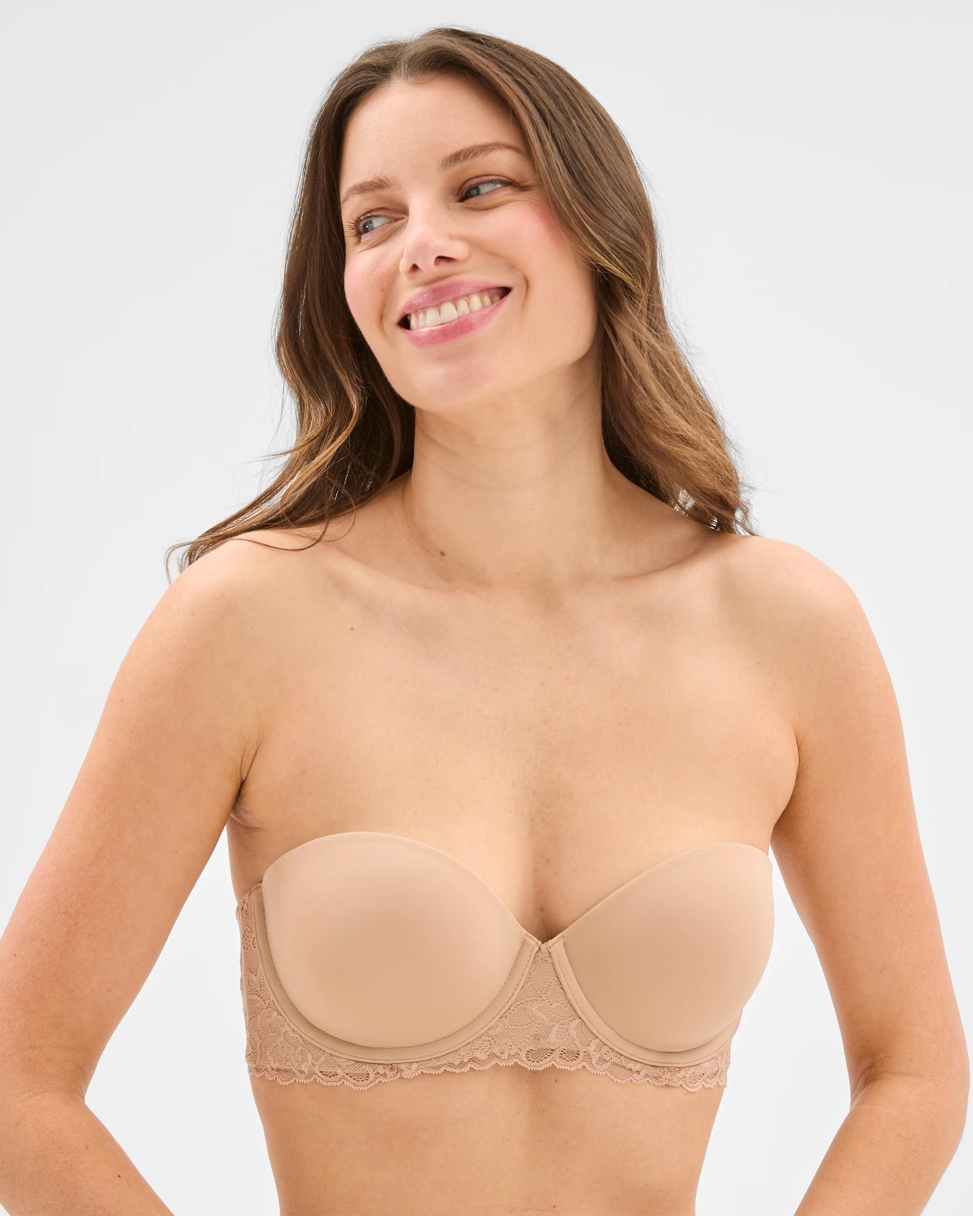 5 Target Womens Lace Multiway Pushup Strapless Bra - Charlotte LATTE, 5 of 5