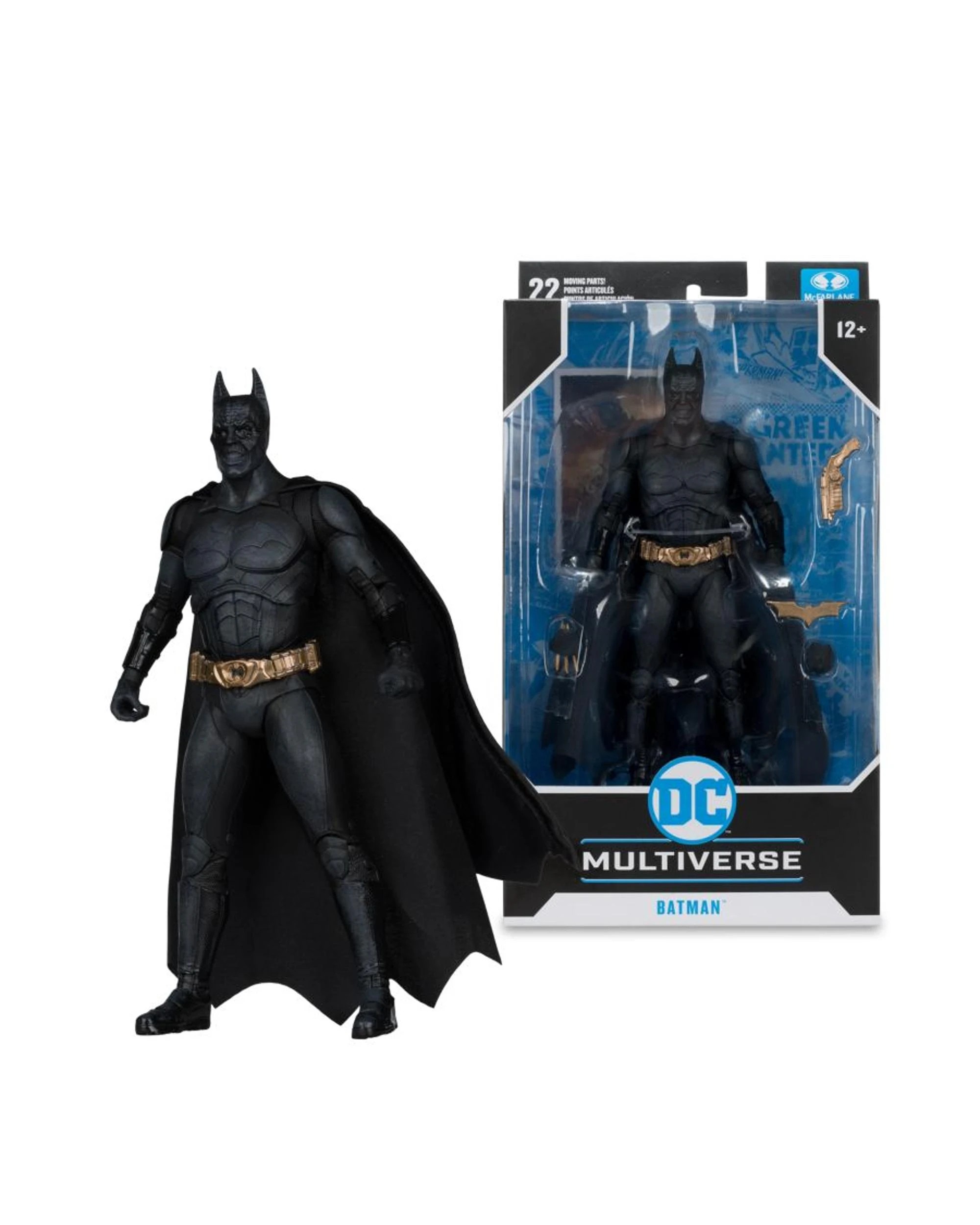 9 DC Multiverse Batman Begins Fear Toxin Batman Gold Label 7 Inch Figure, 9 of 9