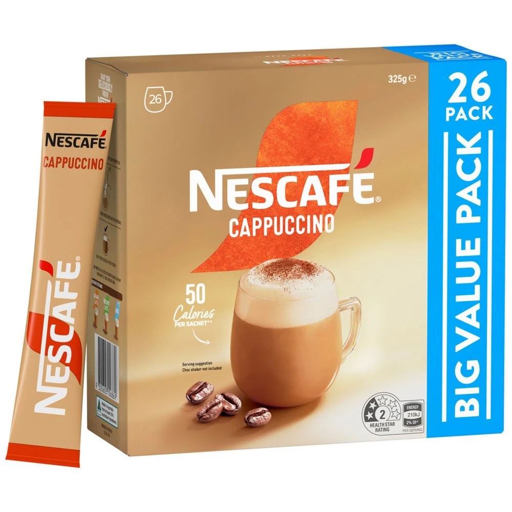 3 Nescafe Cappuccino Sachet 26 Pack, 3 of 7