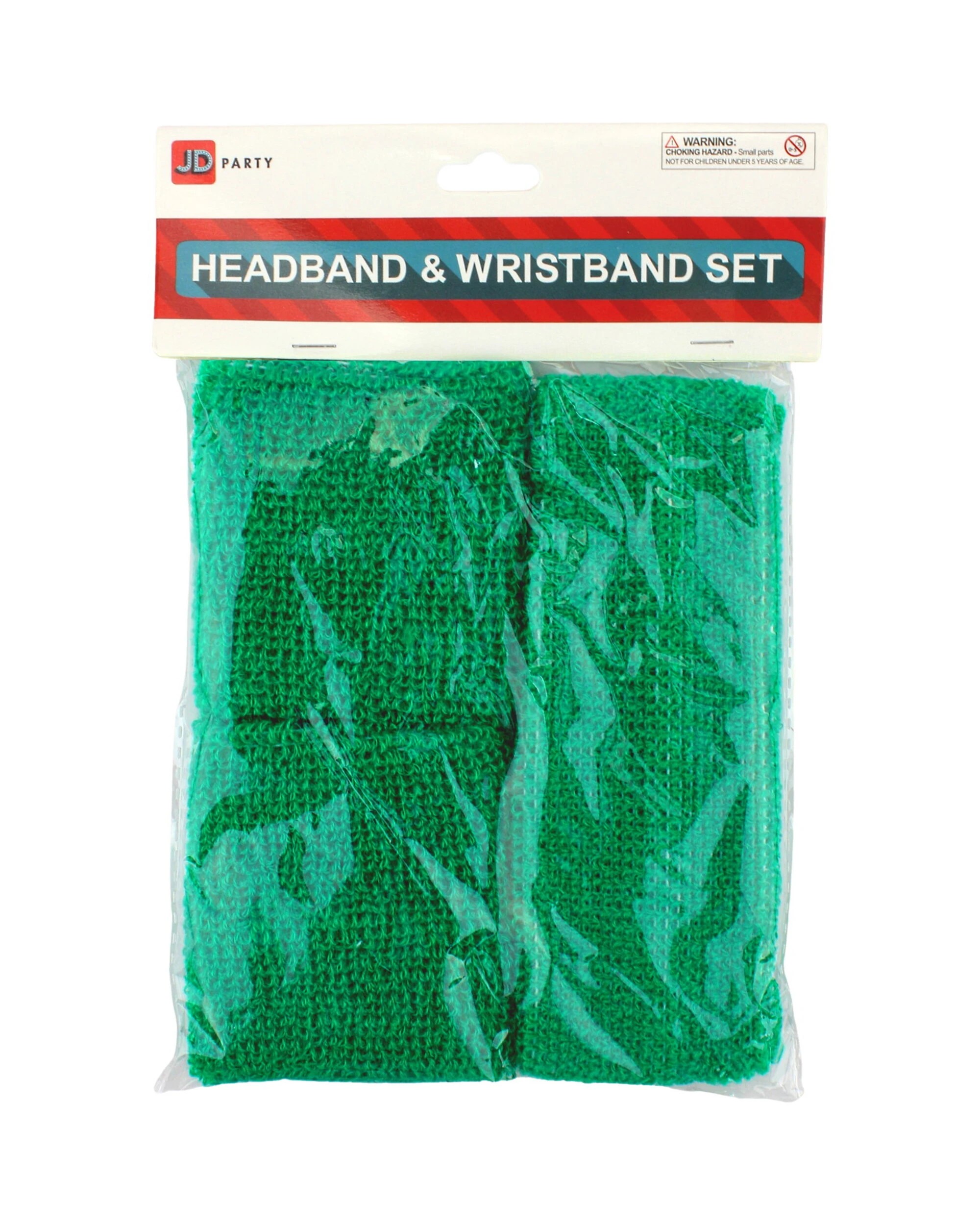 1 Partyrama Sweatband Set - Green, 1 of 1