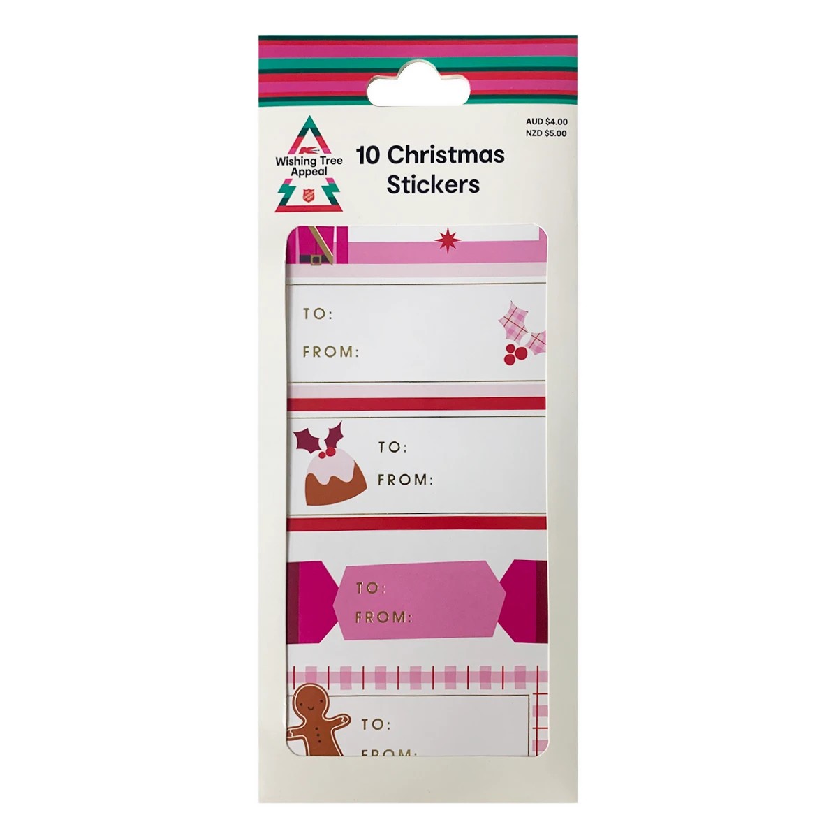 3 Wishing Tree 10 Pack Christmas Stickers - Assorted, 3 of 8
