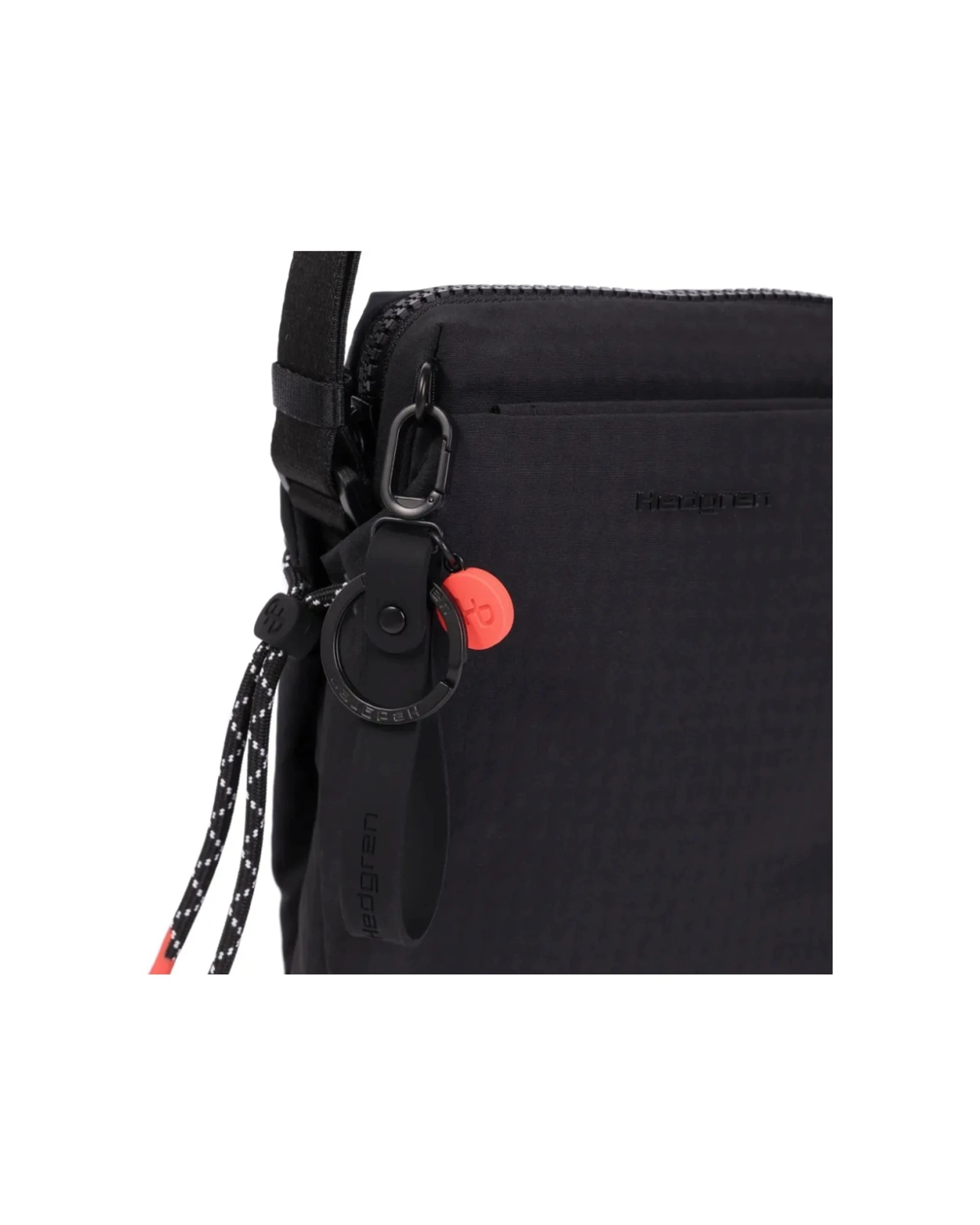 7 Hedgren Sipho Women Crossbody Bag Zipper Pocket Adjustable Waterproof - Black, 7 of 7