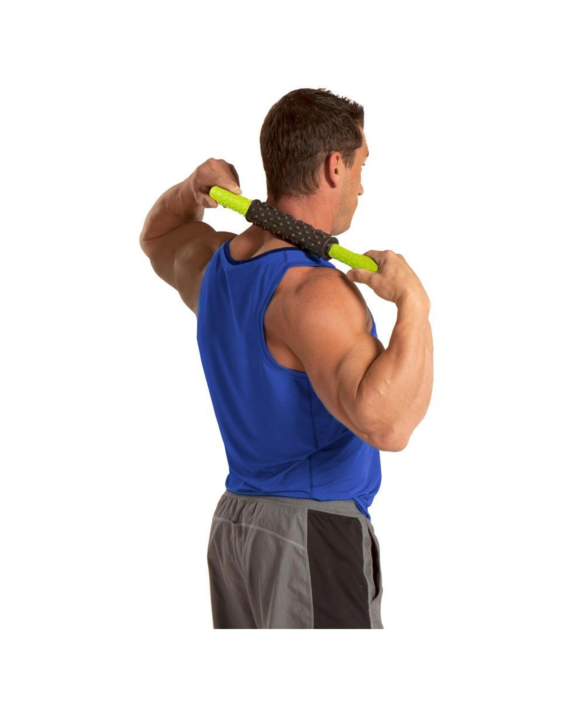 2 GoFit Extreme Massage Bar Deep Tissue Trigger Point Ball Bearing Roller - Green, 2 of 5