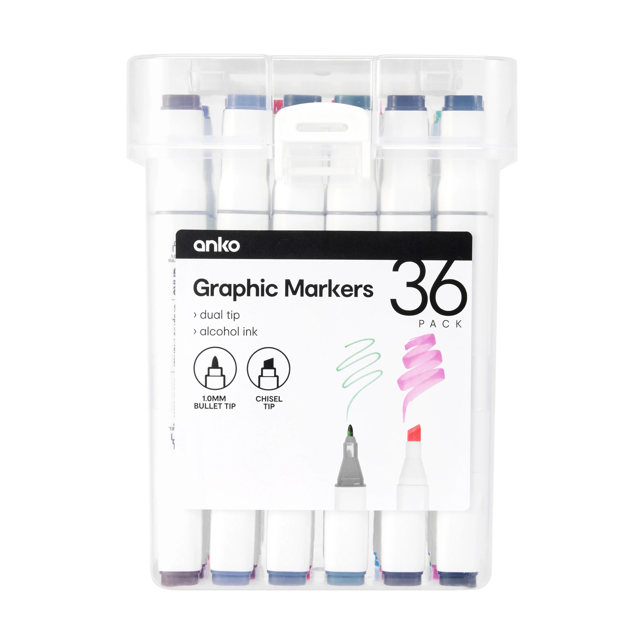 2 36 Pack Graphic Markers, 2 of 8
