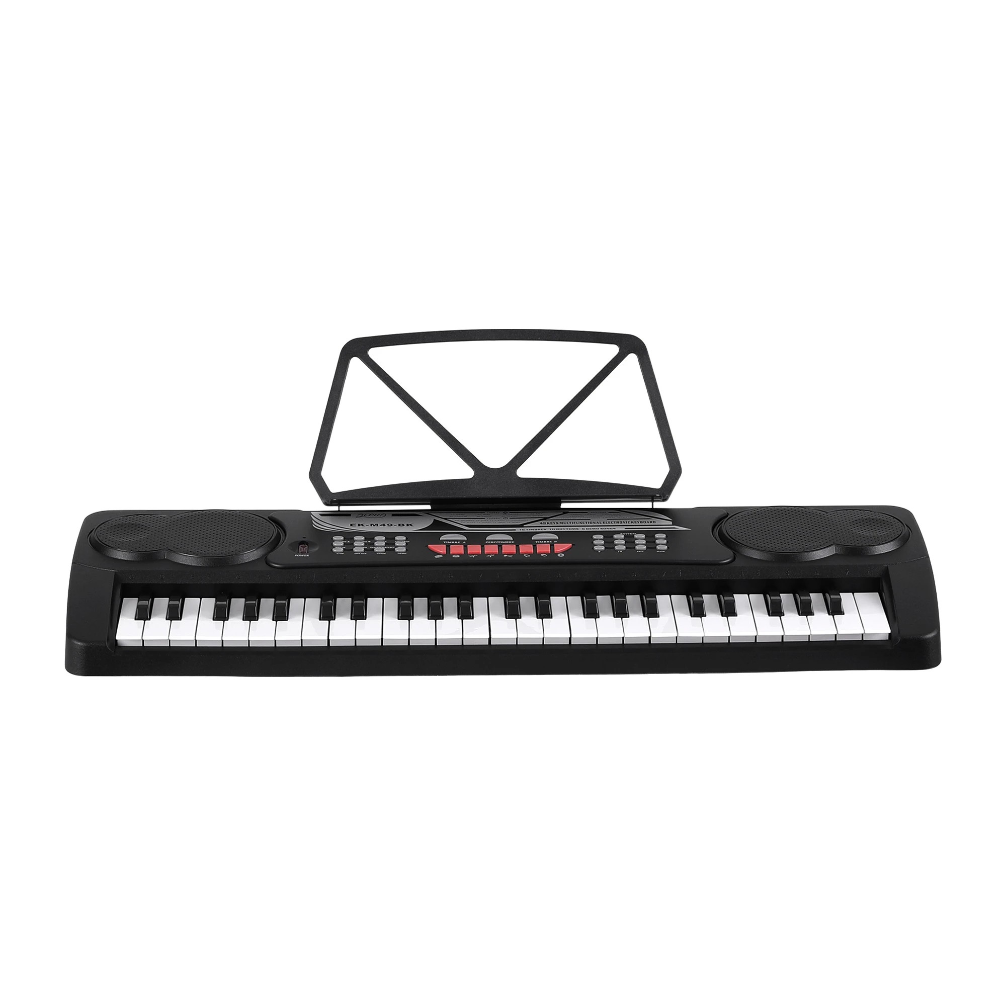 4 Alpha 49 Key Electronic Keyboard Portable Digital Piano Musical Instrument - Black, 4 of 7