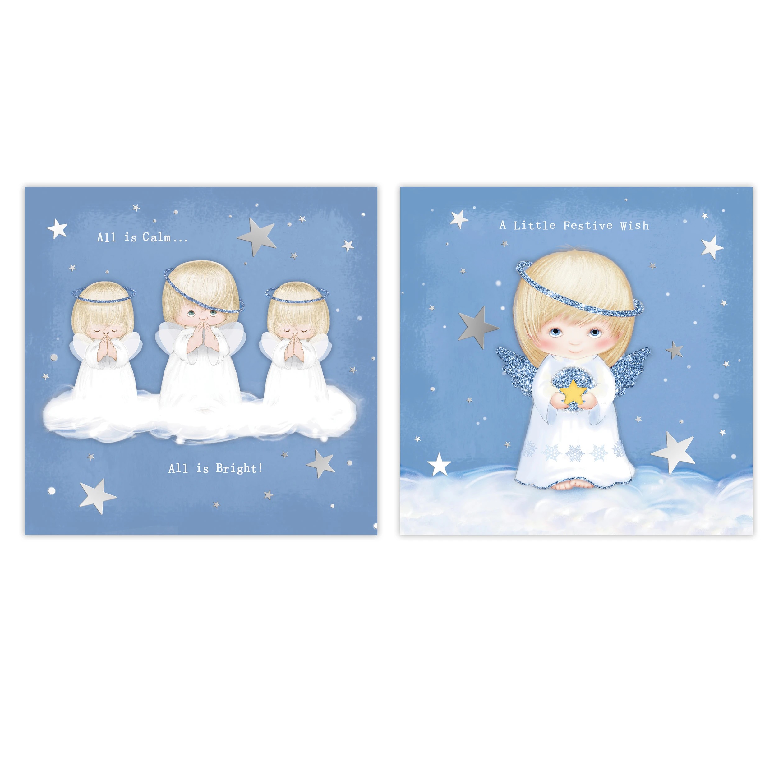 2 10 Pack Hallmark Boxed Charity Christmas Cards - Angels, 2 of 4