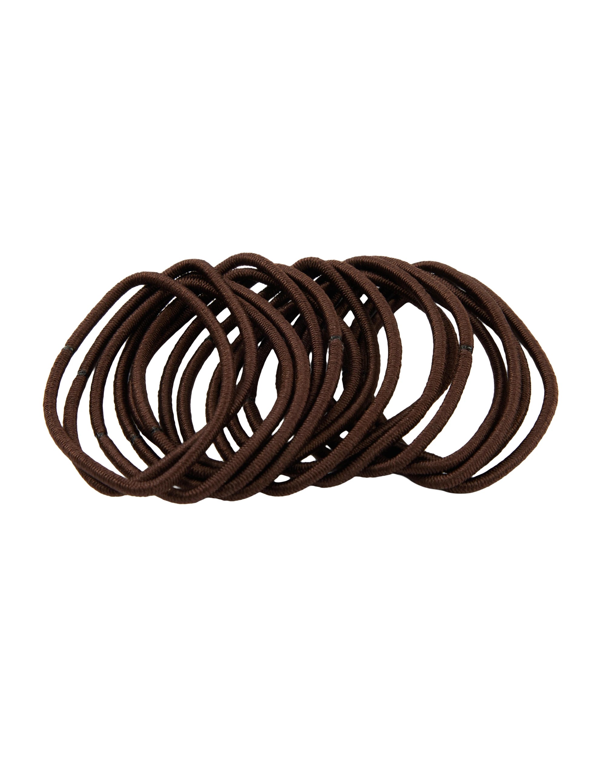 2 OXX Haircare 16 Piece Hair Elastics - Brown, 2 of 3