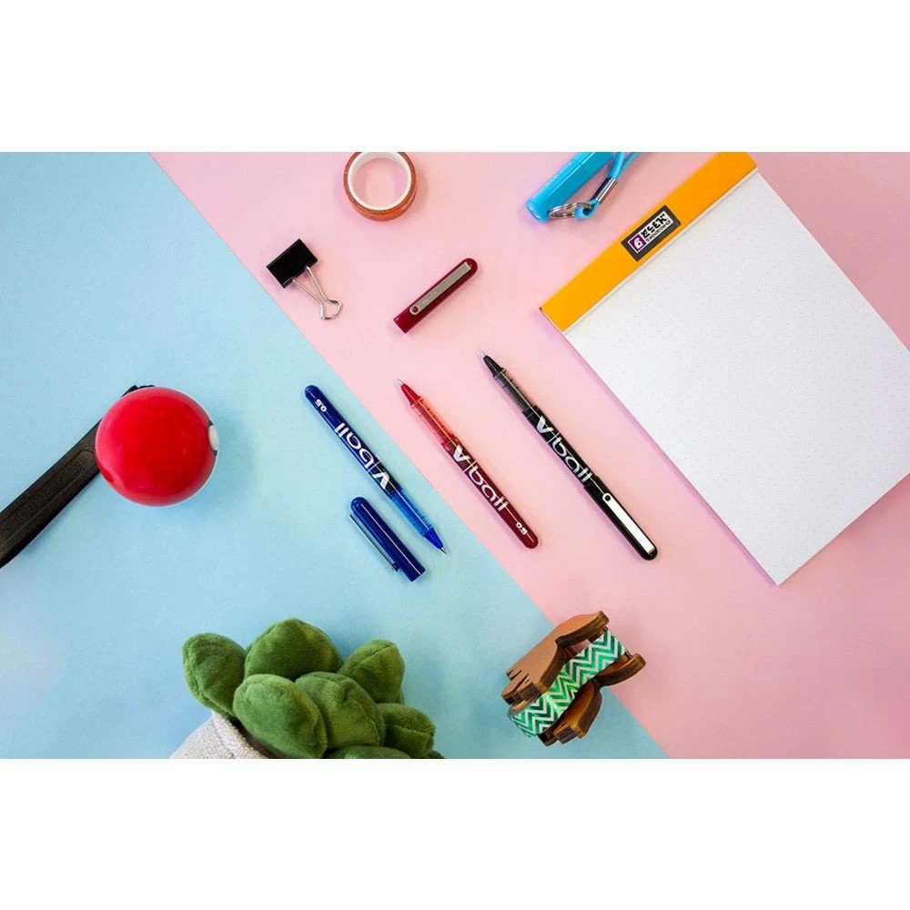 3 PILOT BL-VB5-V V Ball Rollerball Pen 0.5mm Blue, 3 of 3