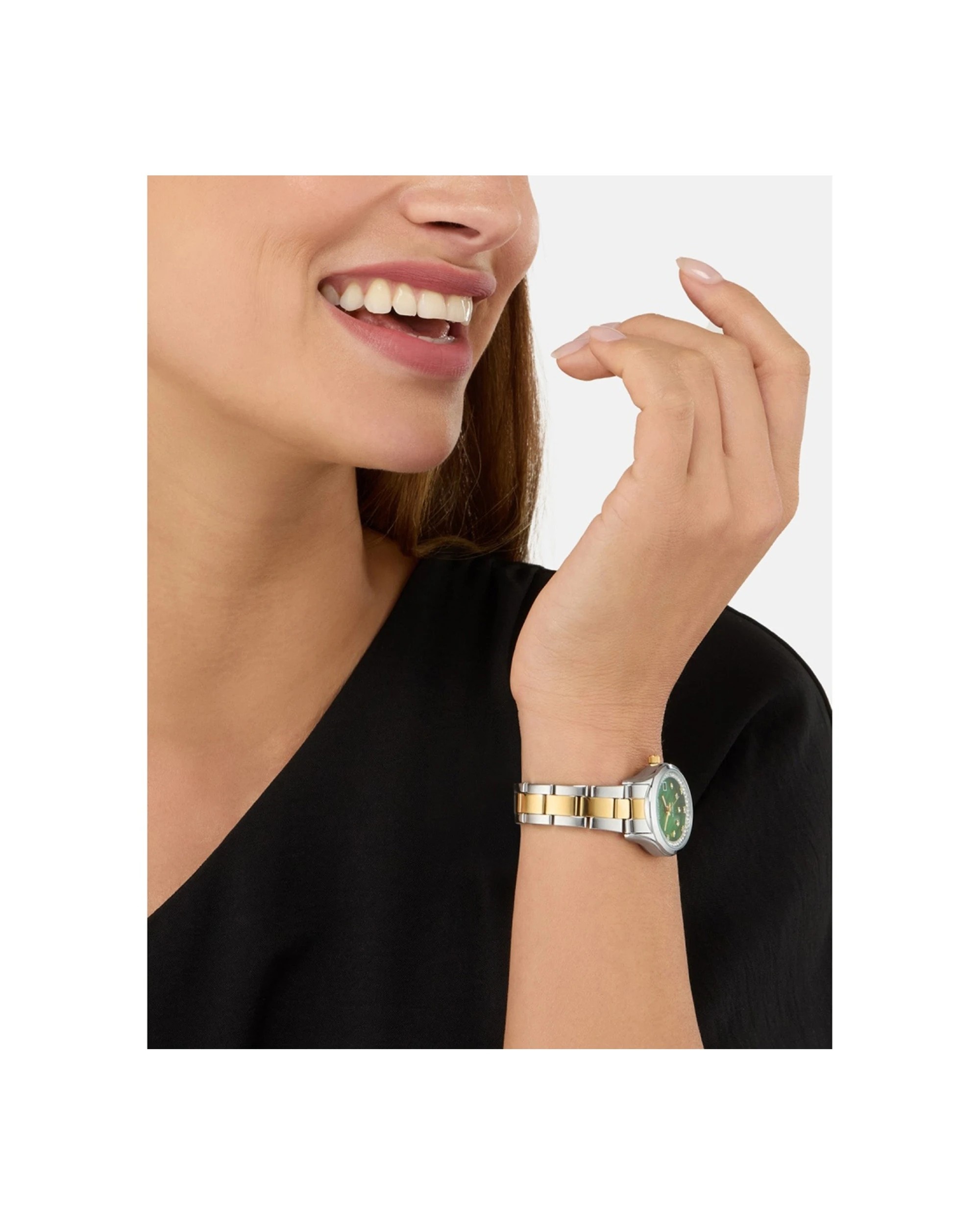 7 Sekonda Women's Catherine Watch Gold Silver Two-Tone Stainless Steel Bracelet 27mm, 7 of 7