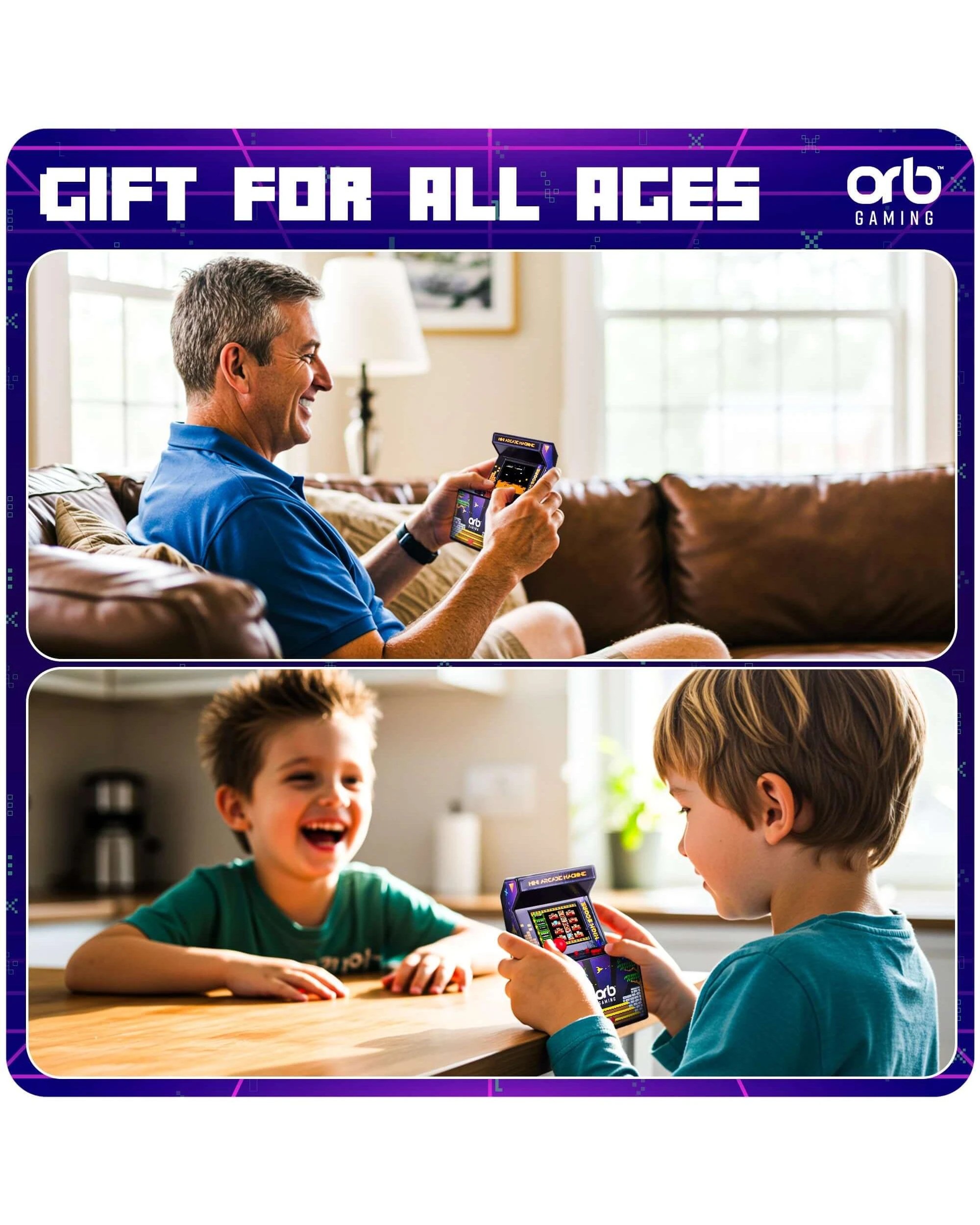 7 Thumbs Up! Orb Retro Mini Arcade Machine, 7 of 7