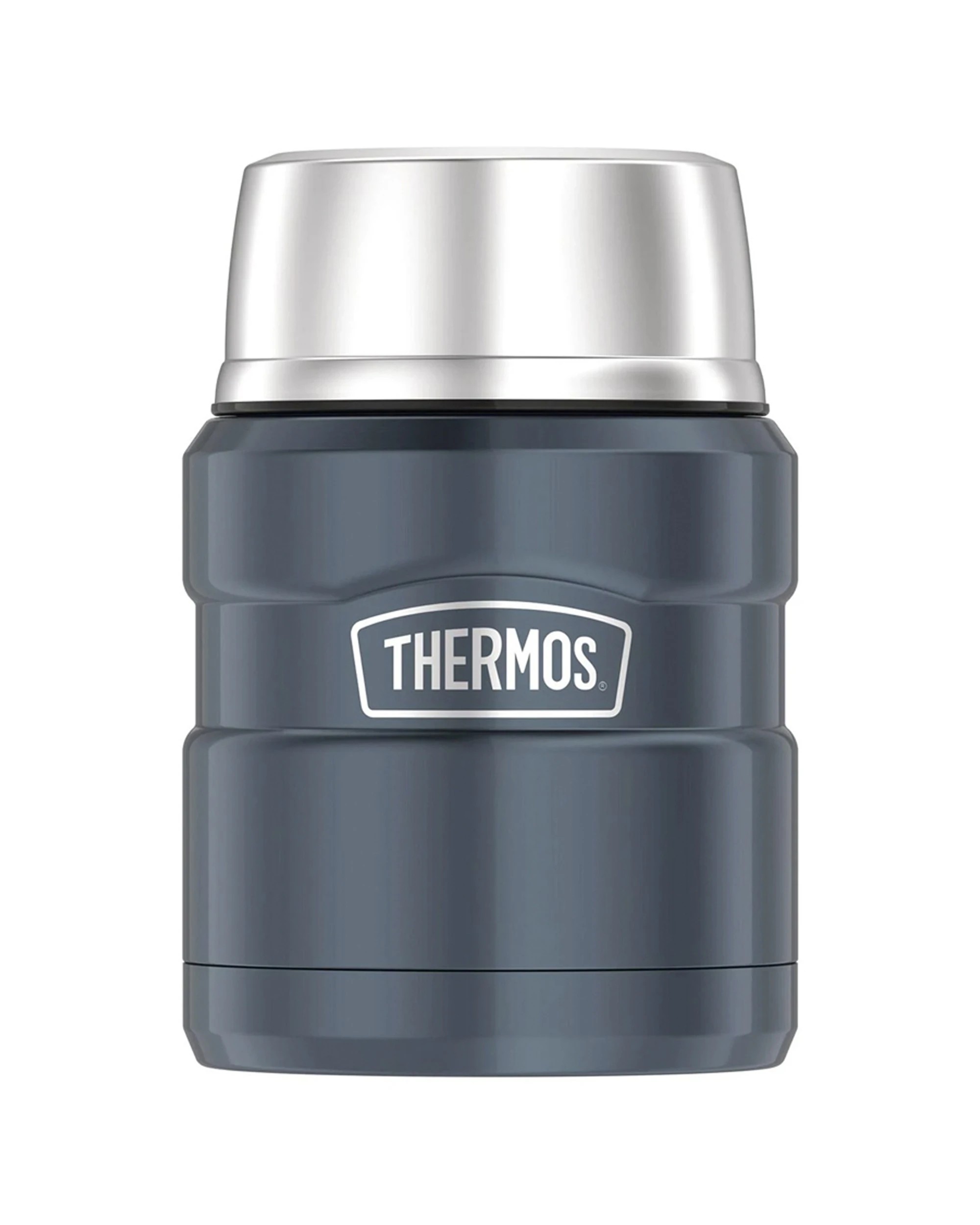 1 Thermos King 470Ml Stainless Steel Vacuum Insulated Food Jar - Grey, 1 of 1