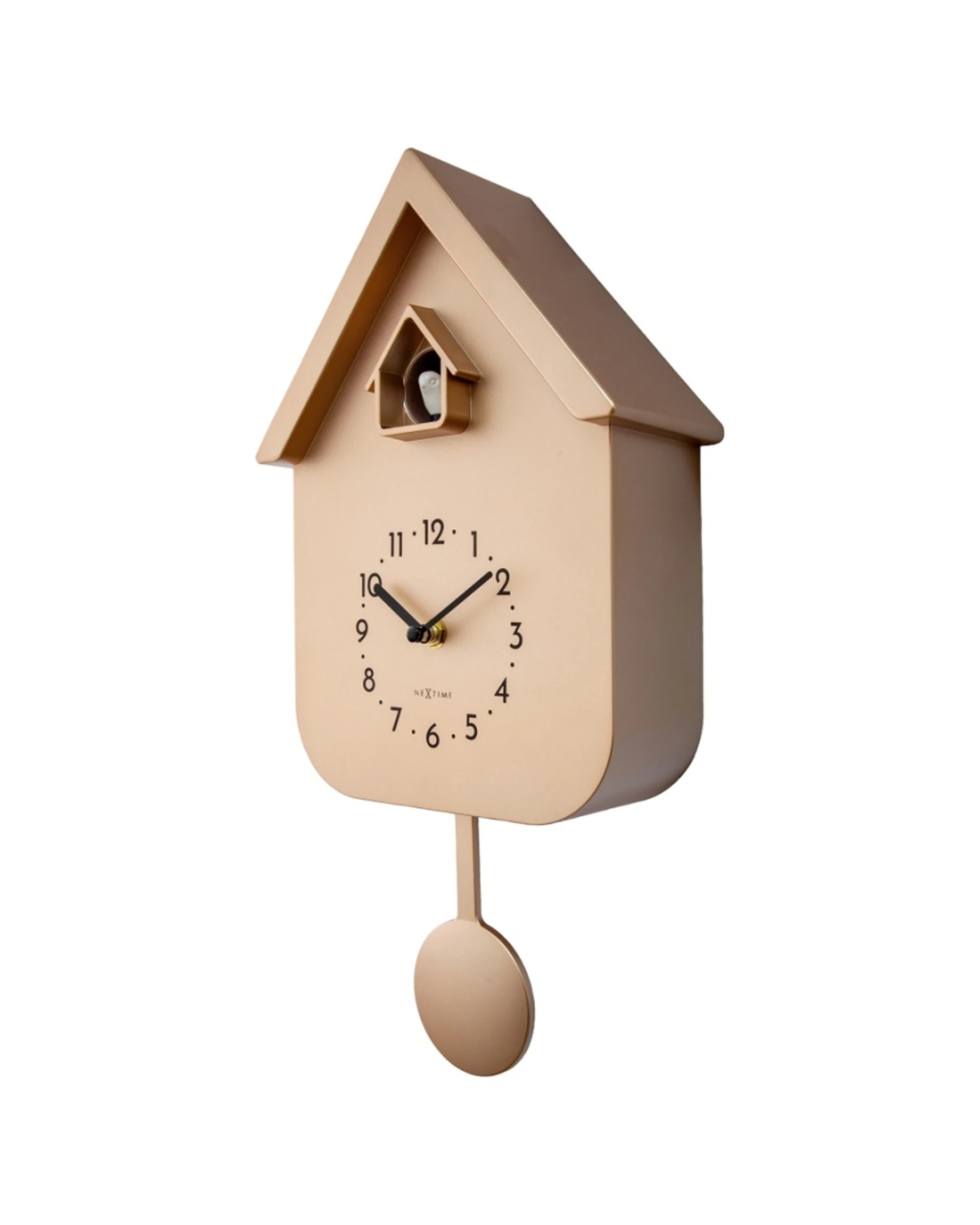 3 NeXtime Twitter Cuckoo Home Decor Wall Clock Vintage Style 21.5x41.5x8.5cm Rose, 3 of 7