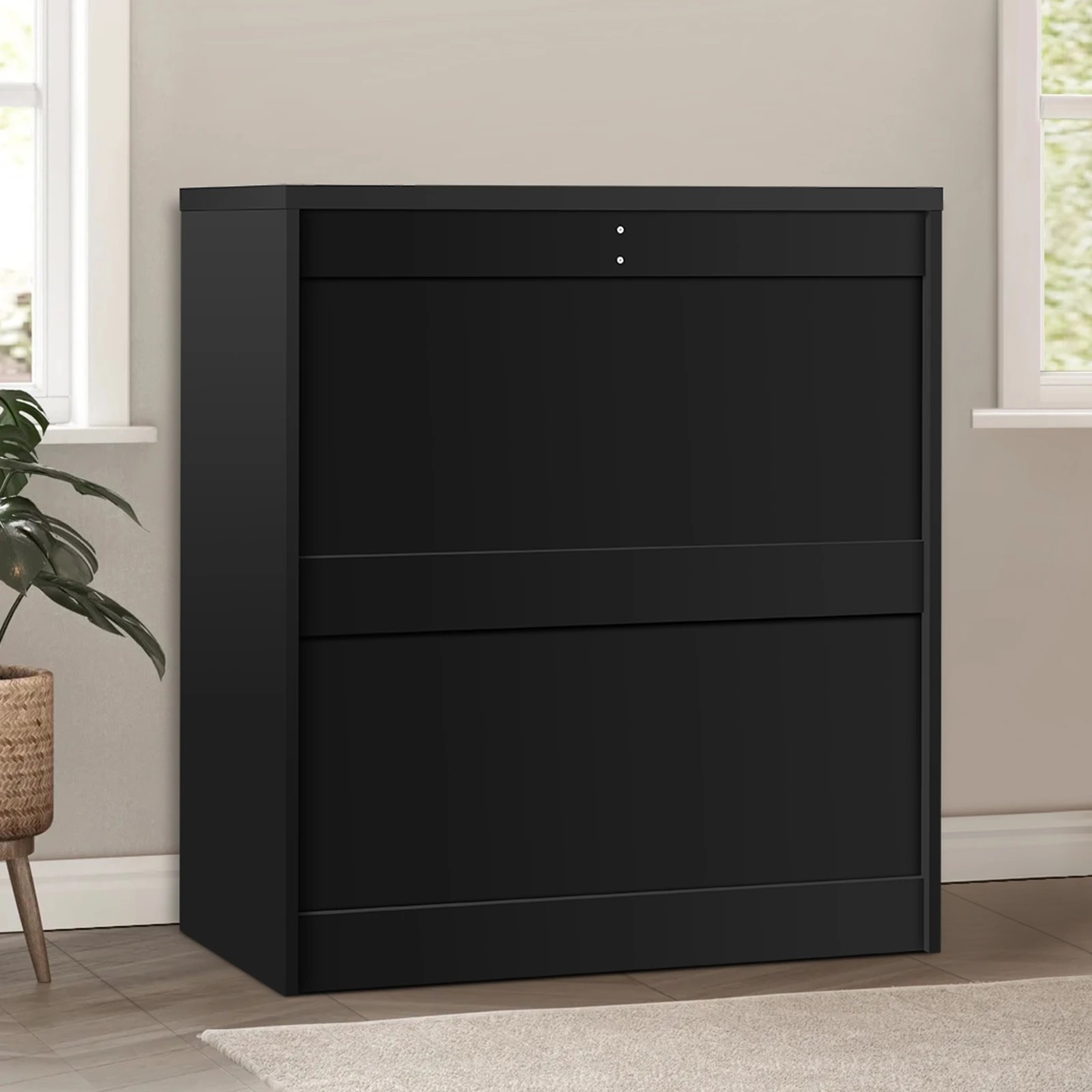 5 Alfordson 5 Chest of Drawers Rattan Cabinet Dresser - Black, 5 of 8