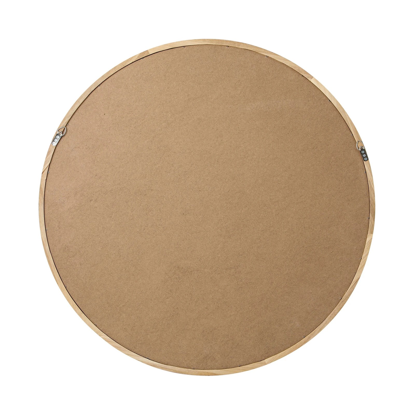 6 Oikiture Wall Mirrors Round Makeup Mirror Vanity Home Decorative 80cm
 - Natural, 6 of 9