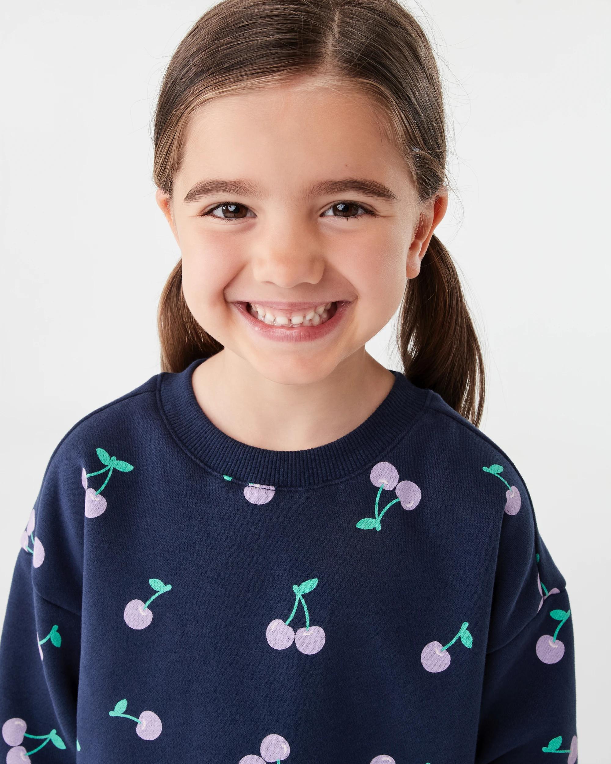 3 Oversized Crew Neck Top and Legging Set Blu Cherys, 3 of 7