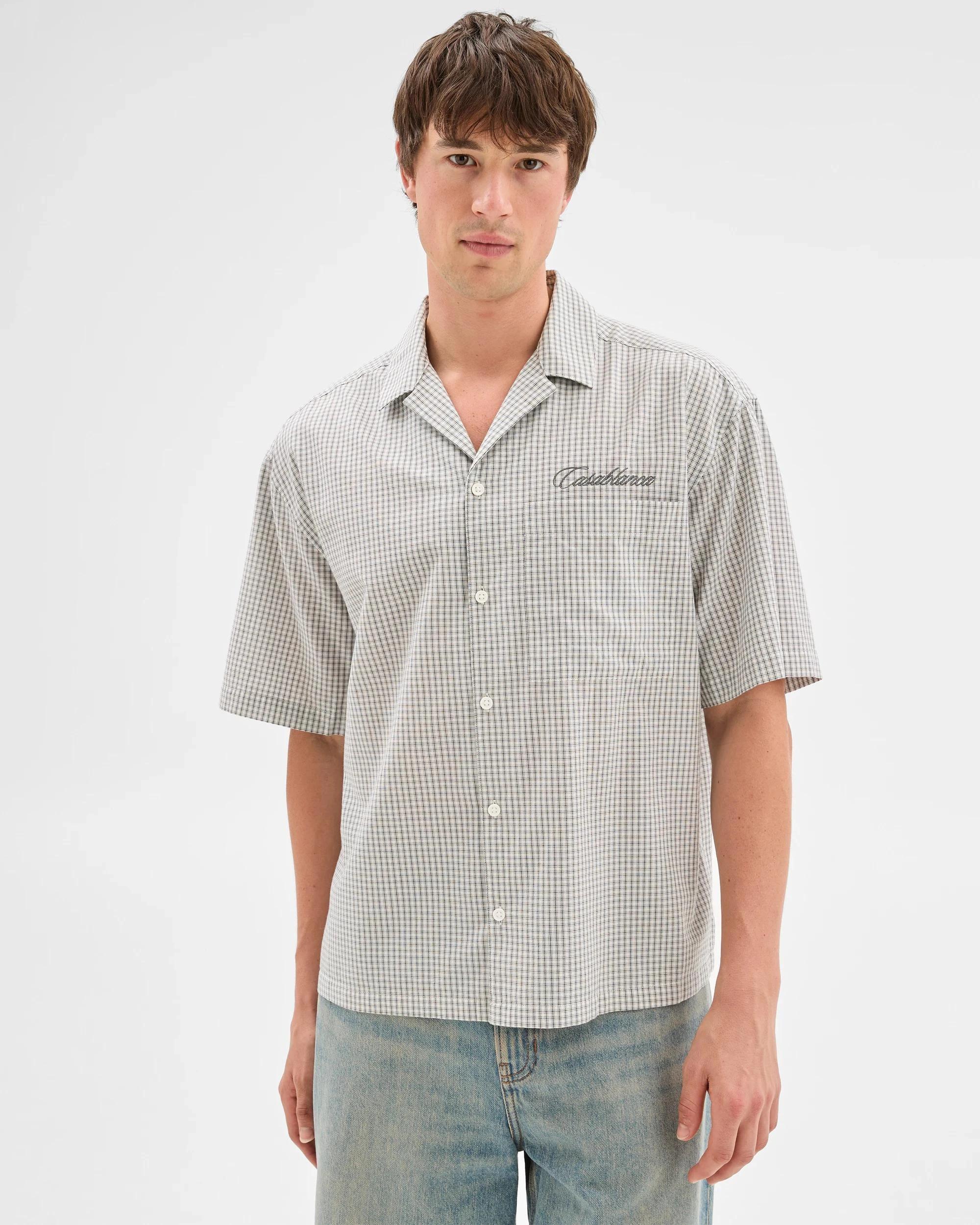 2 Commons Australian Cotton Rich Check Shirt BLACK, 2 of 5