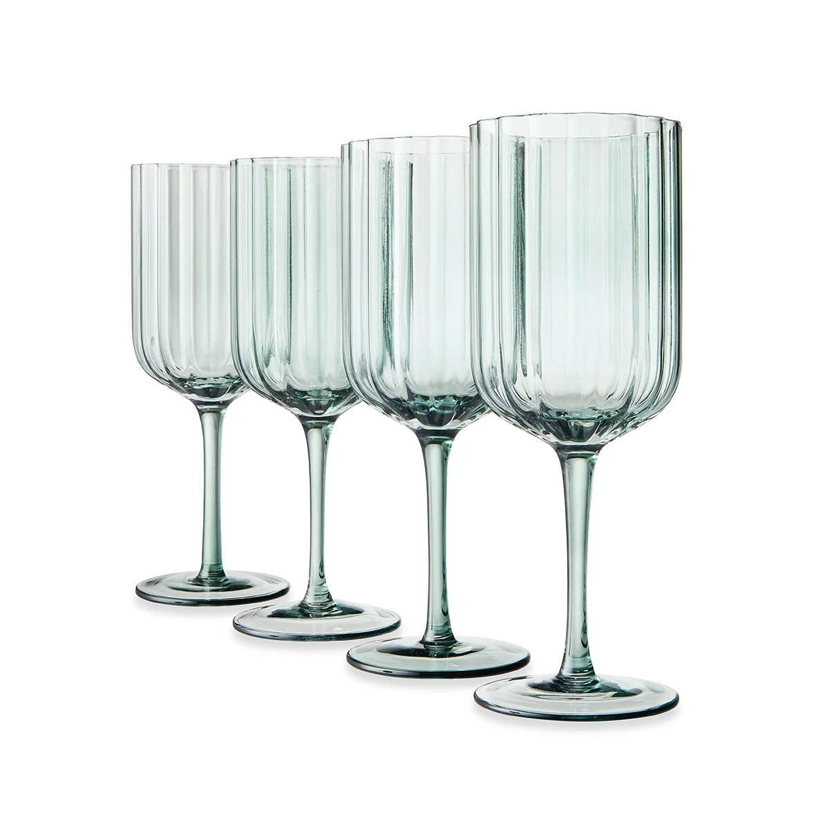 1 4 Ruffle Wine Glasses, 1 of 5