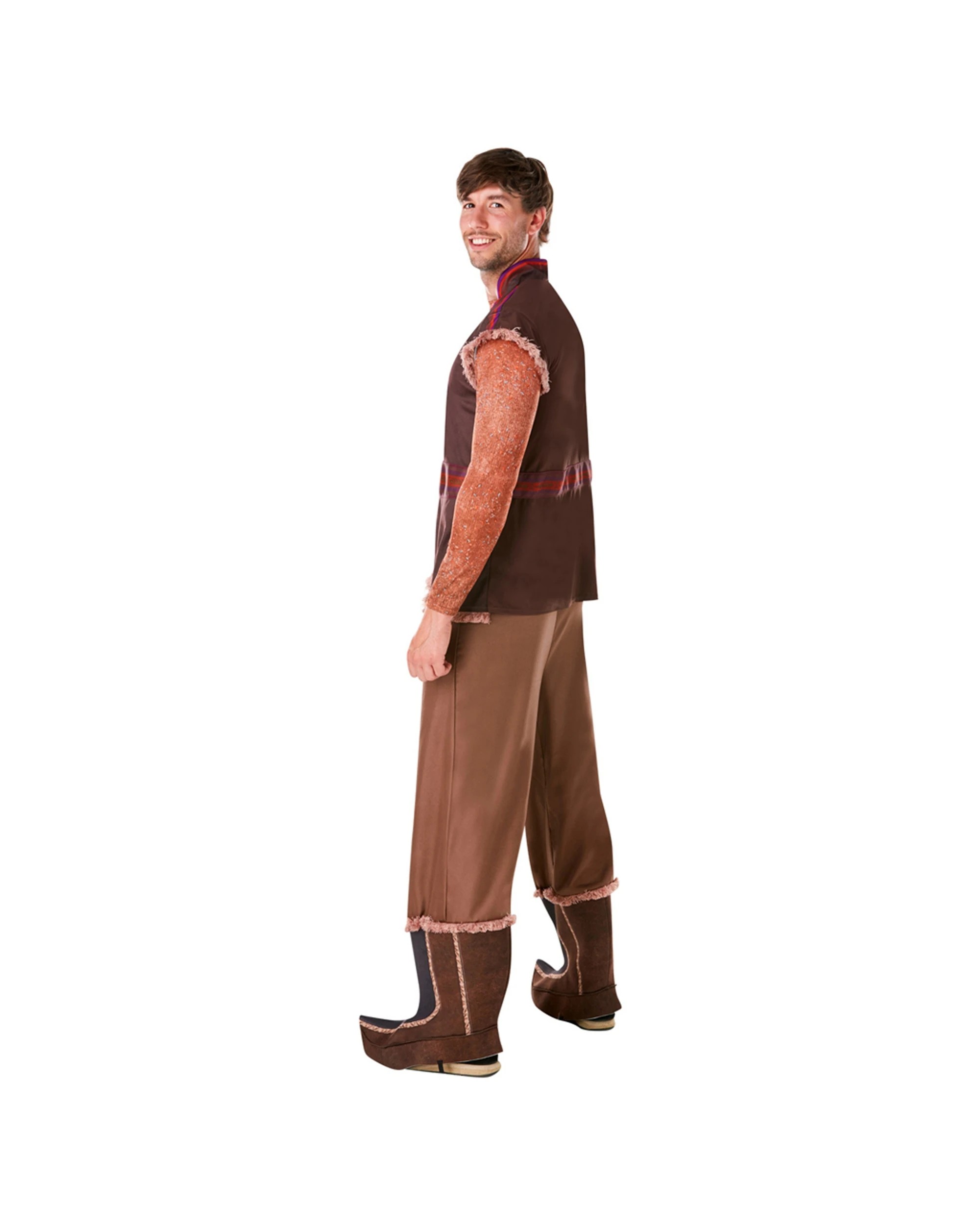 3 Disney Kristoff Frozen 2 Deluxe Costume Size Standard Dress Up Outfit. - Brown, 3 of 3