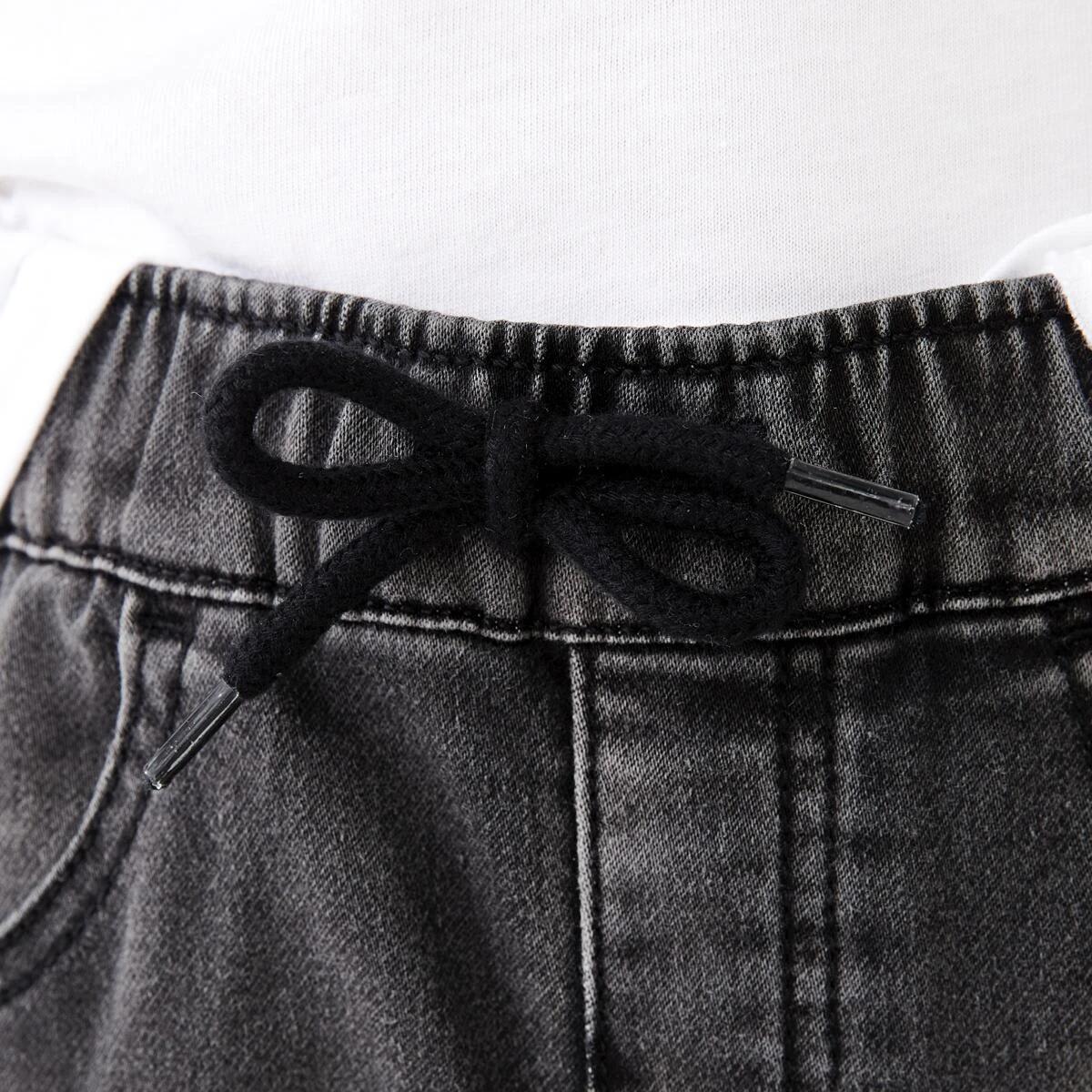 3 Moto Denim Jeans BLACK LIGHT WASH, 3 of 9