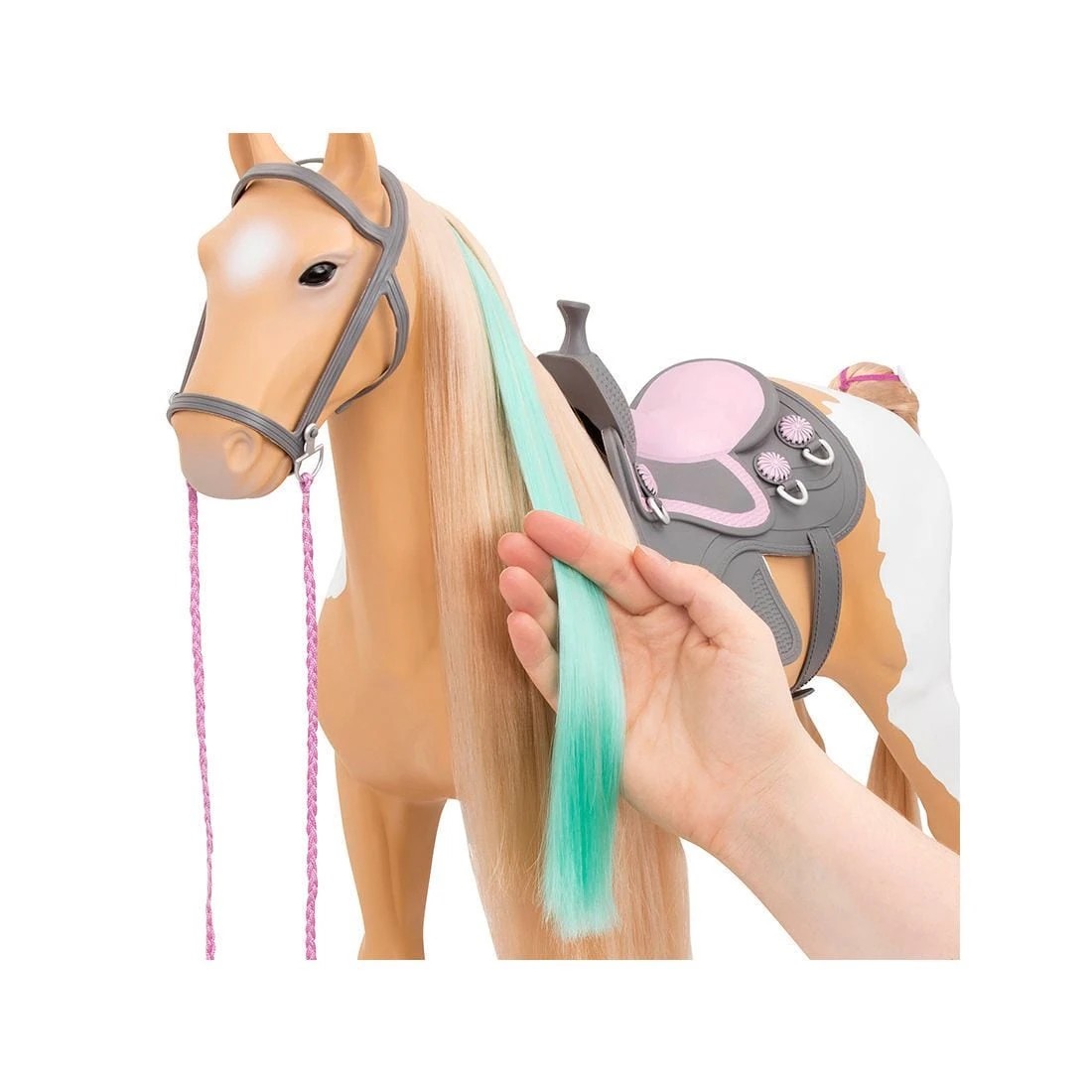 3 Our Generation From Hair to There Palomino Paint Hair Play Horse, 3 of 10