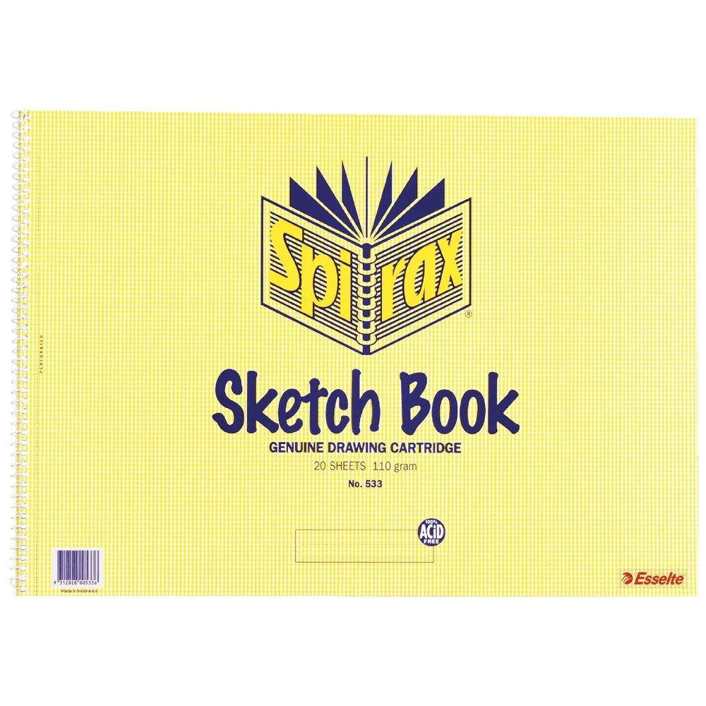 3 Spirax No. 533 A3 Sketch Book 20 Sheet, 3 of 3